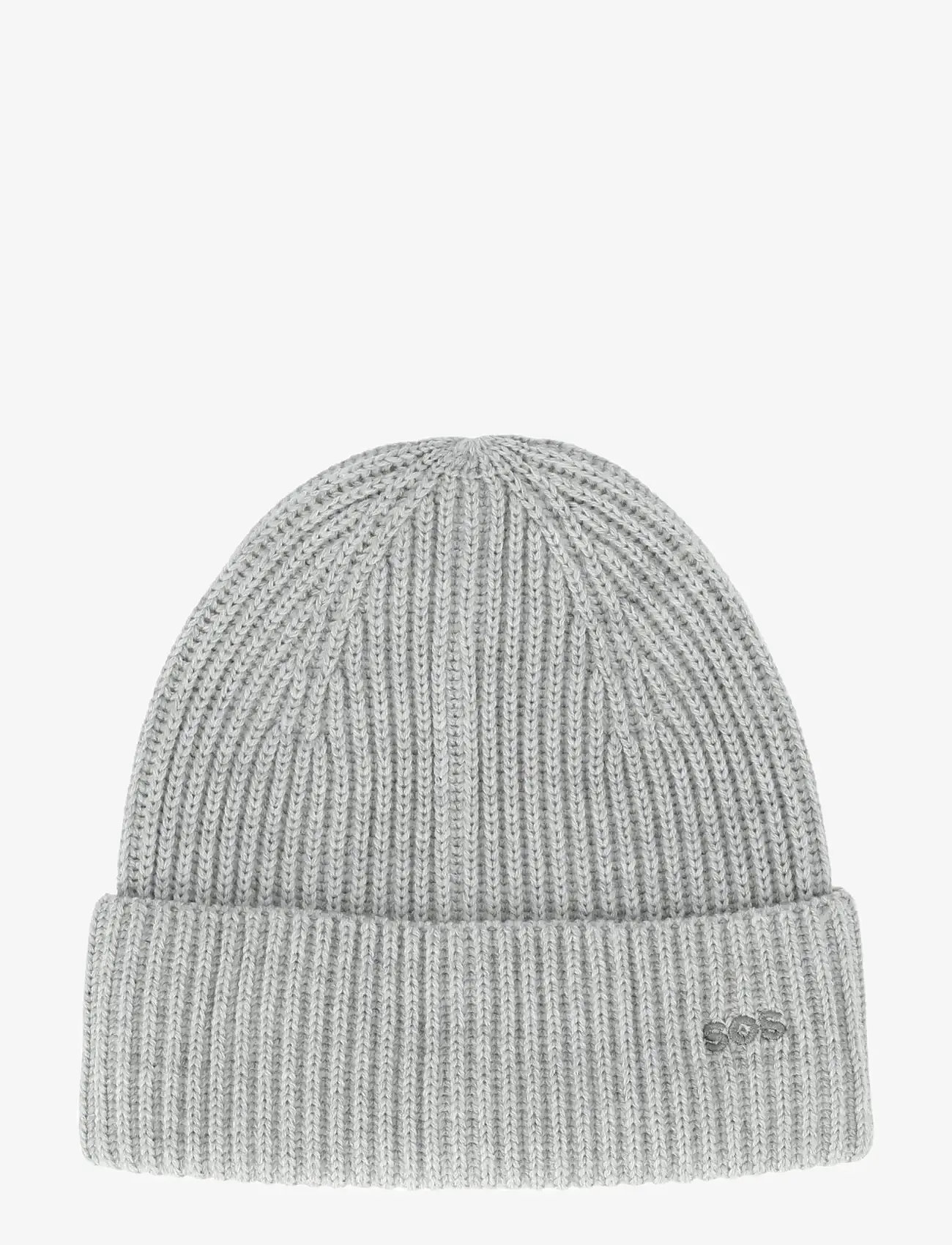 SOS - Girdwood wool beanie - light grey melange - 1
