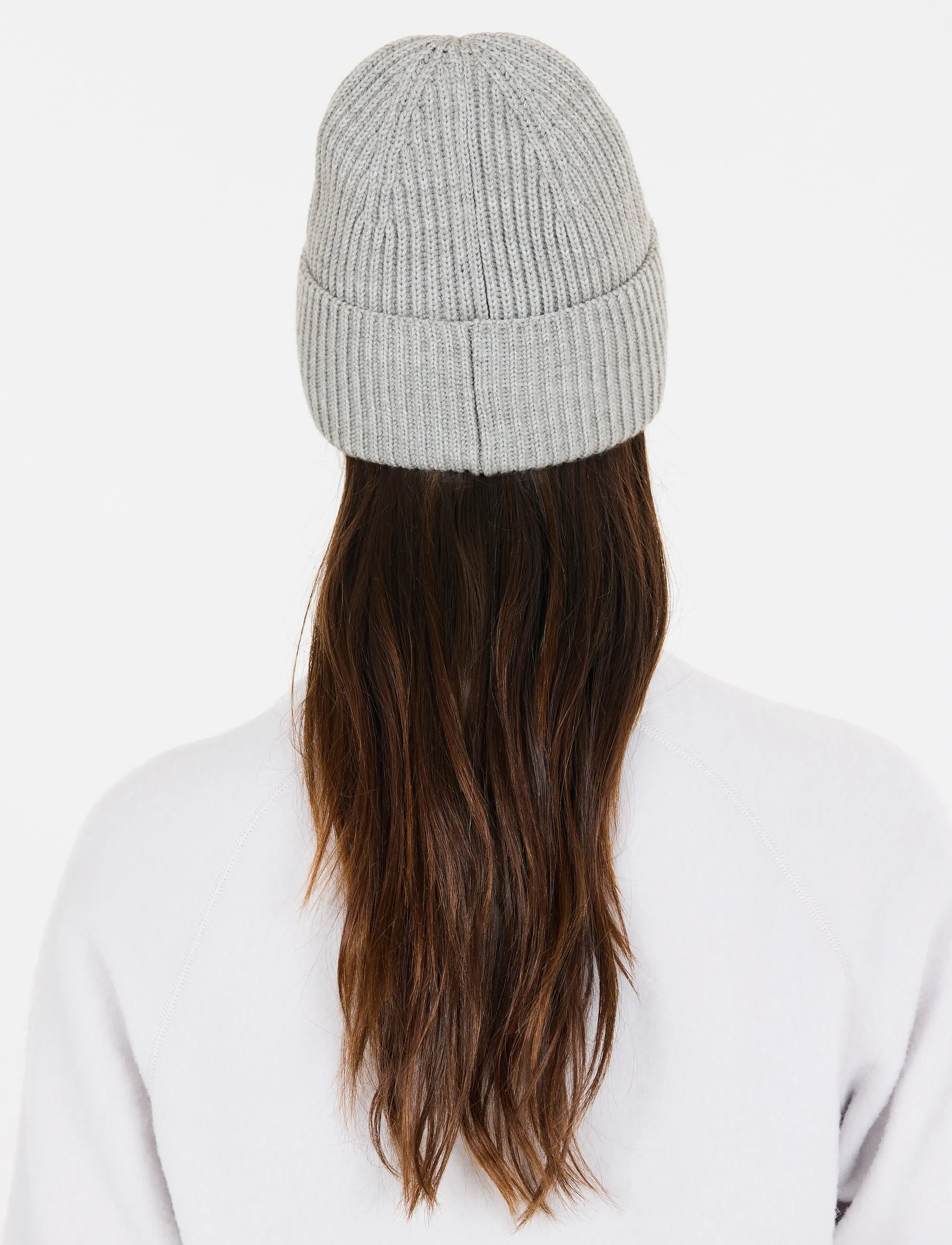 SOS - Girdwood wool beanie - light grey melange - 3