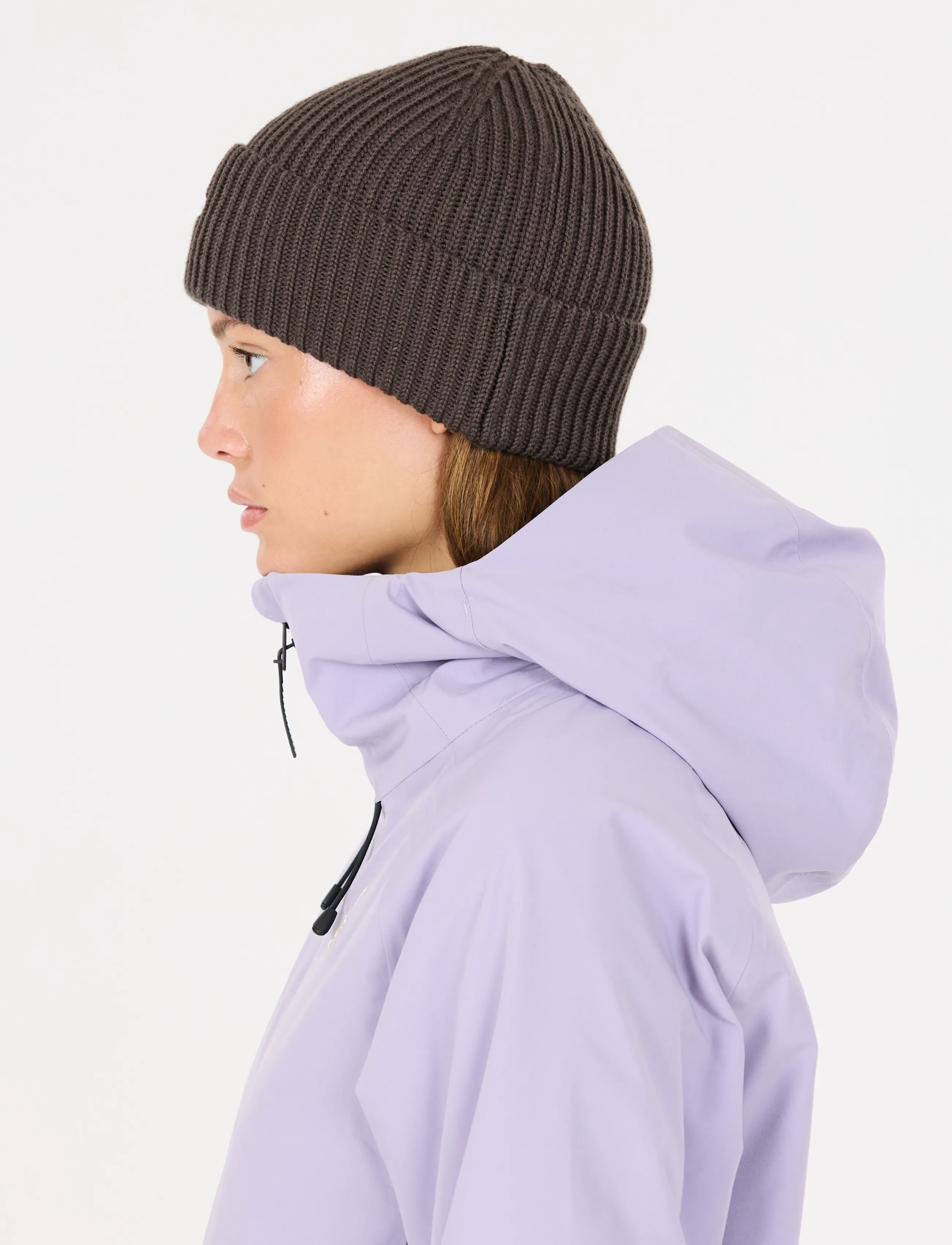 SOS - Girdwood wool beanie - beanies - shale mud - 3