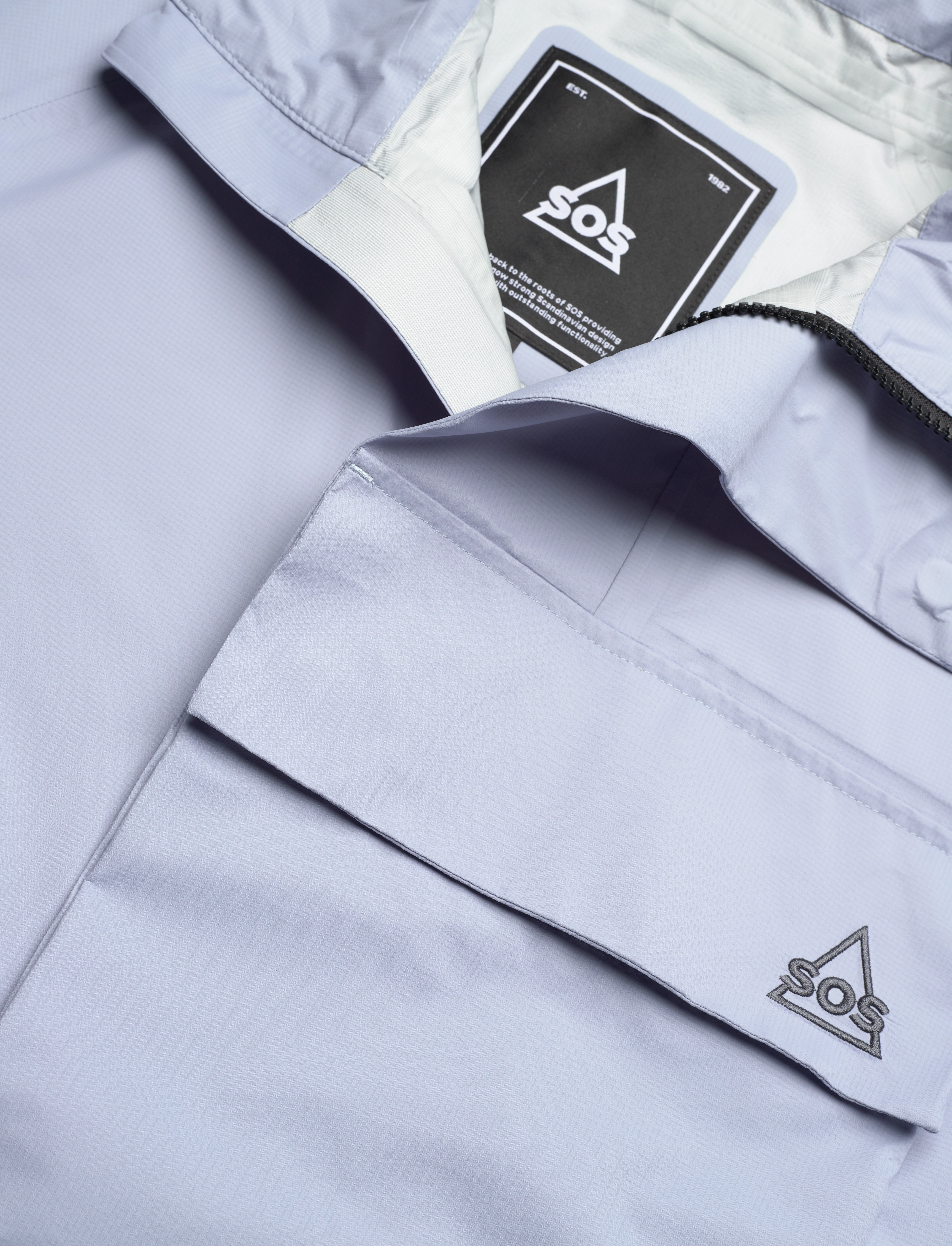 SOS - Matterhorn W Long Shell Anorak - anorakker - blue blizzard - 2