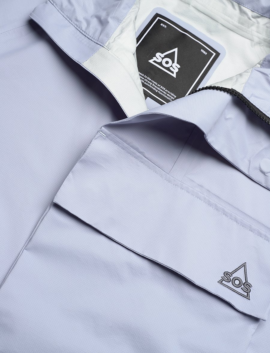 SOS - Matterhorn W Long Shell Anorak - anoraks - blue blizzard - 2