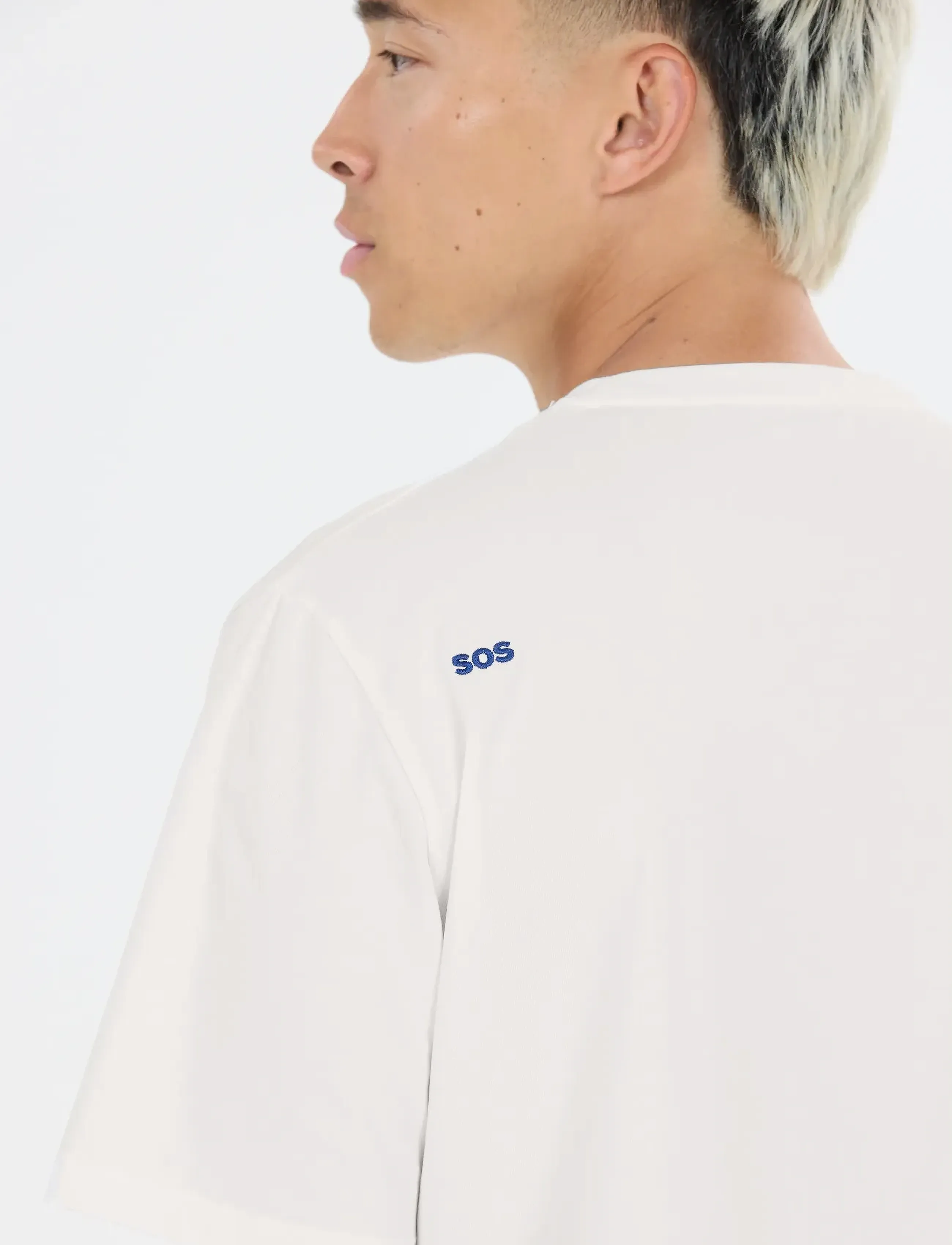 SOS Kvitfjell M SS Tee V2 - Kurzärmelig - WHITE / white