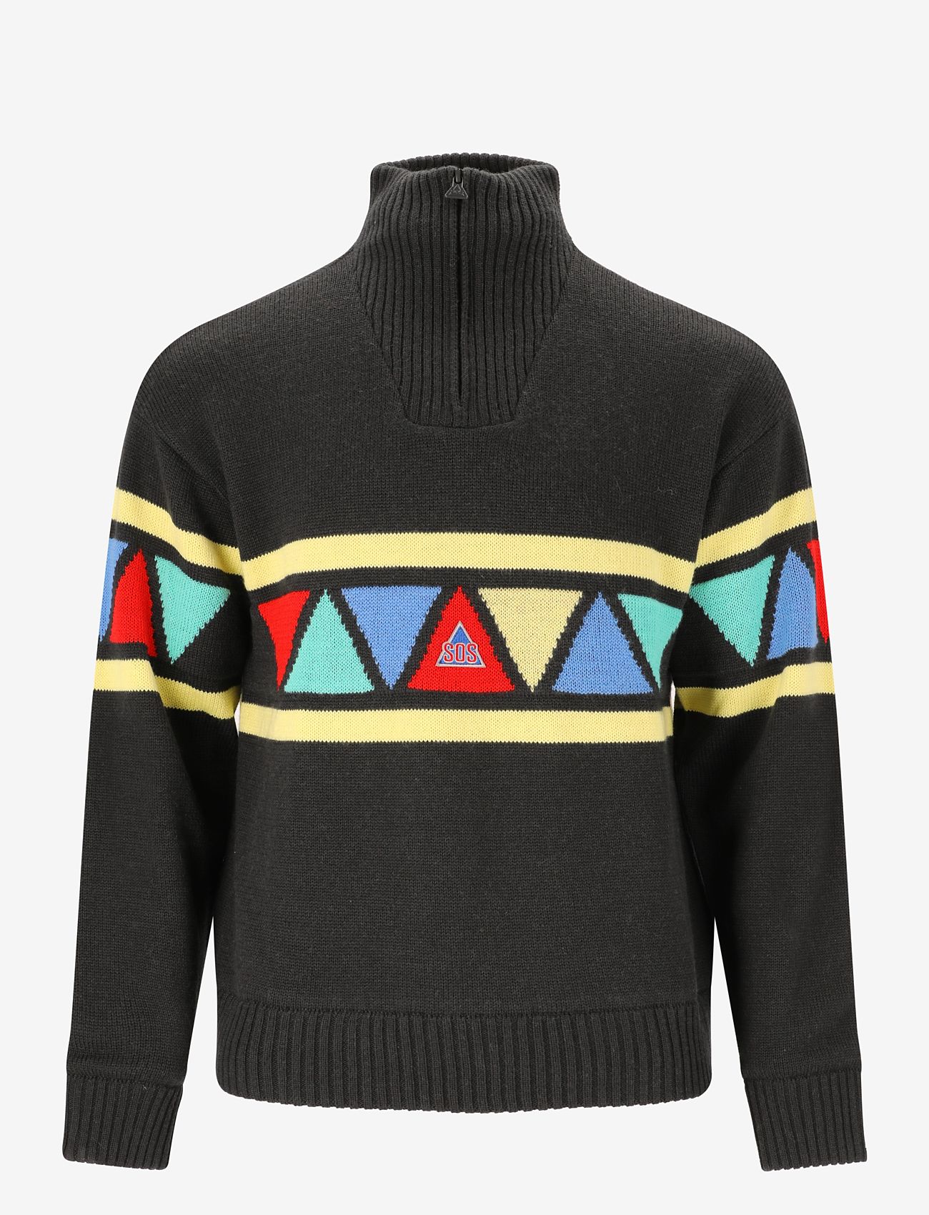 SOS - The Windbreaker Uni Knit - sweatshirts - blue graphite - 1