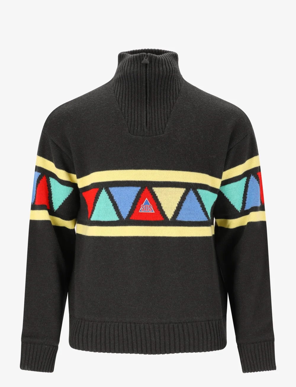 SOS - The Windbreaker Uni Knit - sweatshirts - blue graphite - 1