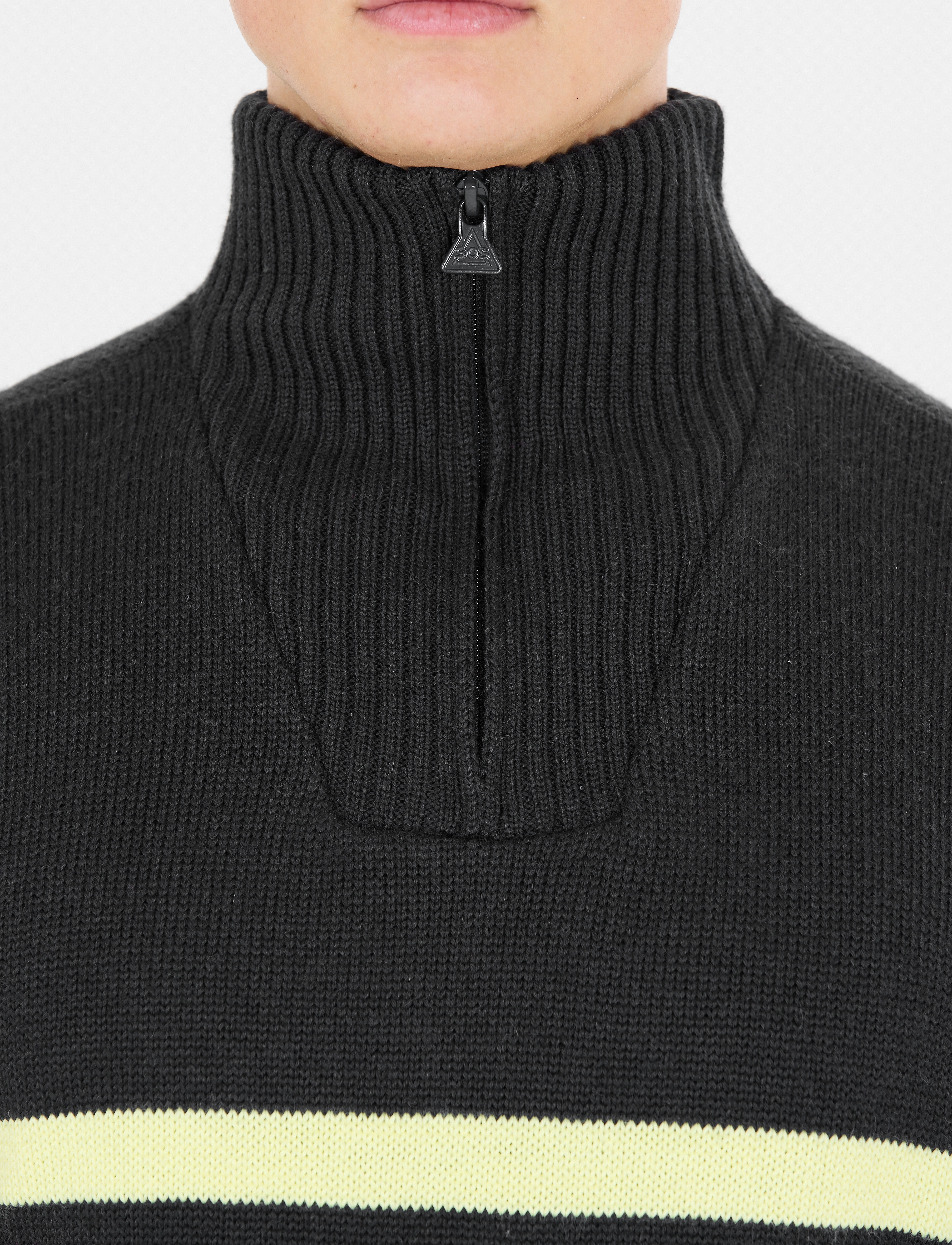 SOS - The Windbreaker Uni Knit - strik - blue graphite - 3