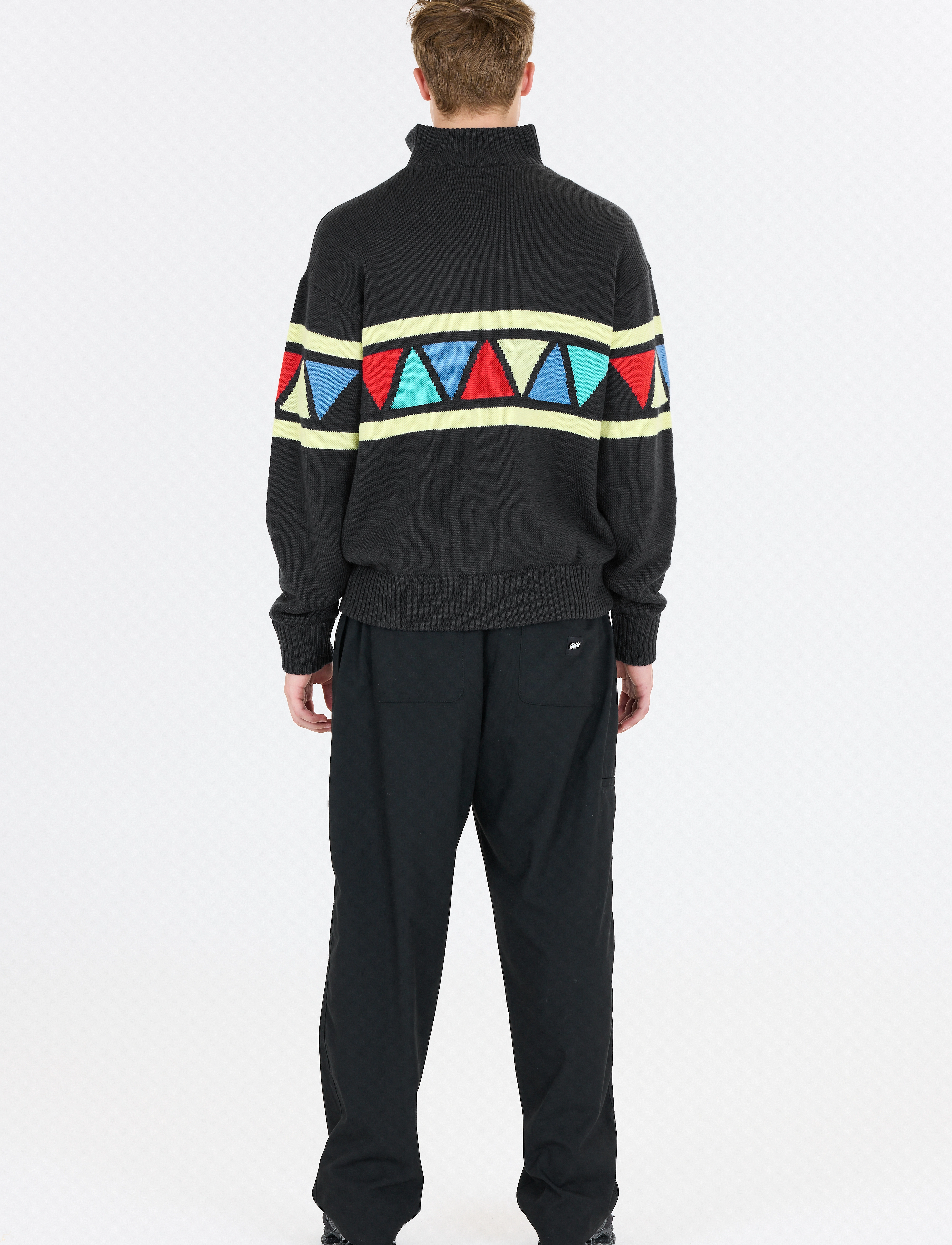 SOS The Windbreaker Uni Knit - Strickmode - BLUE GRAPHITE / black