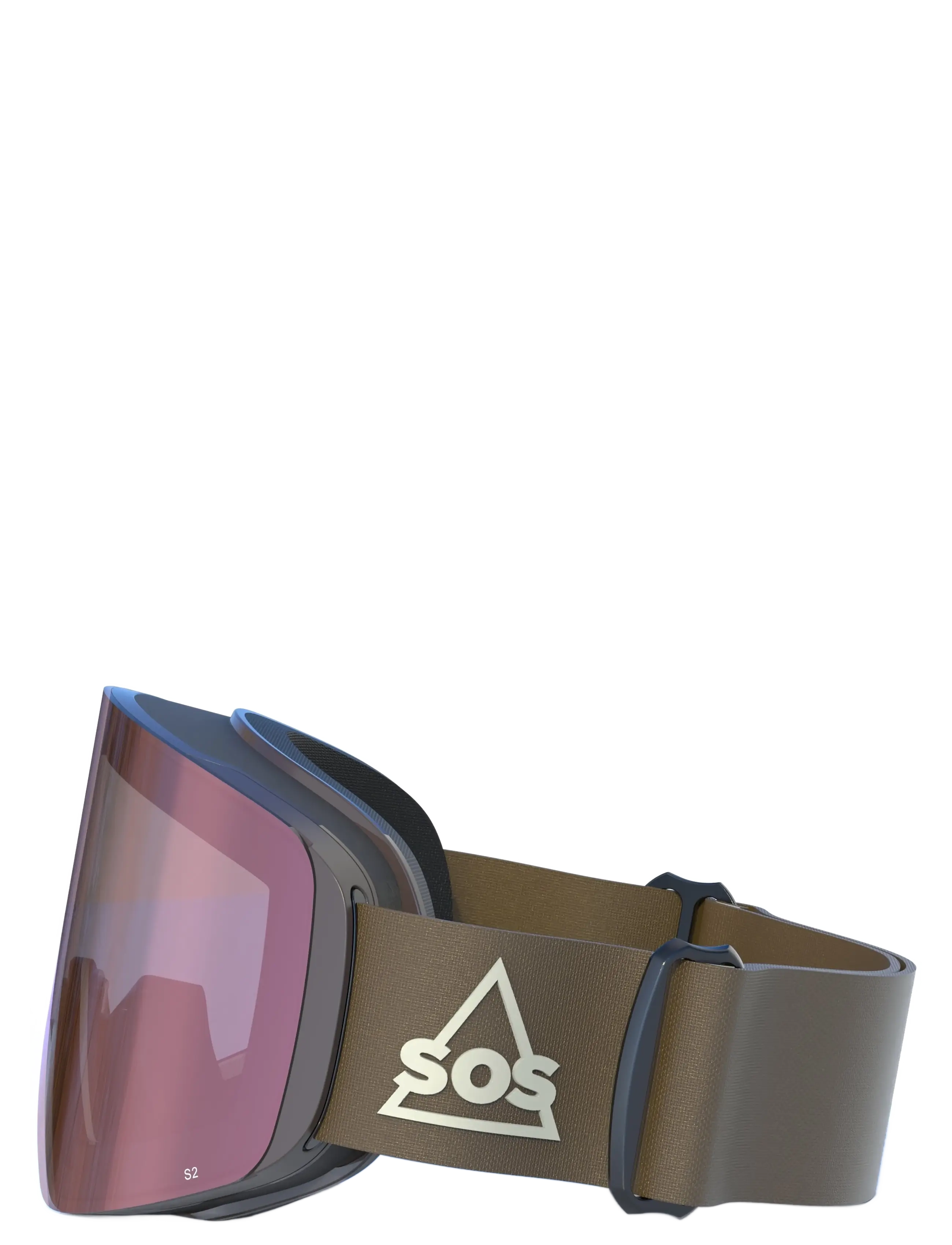 SOS - Seven Springs Ski Goggle w/ Interch - snow goggles - shale mud - 4