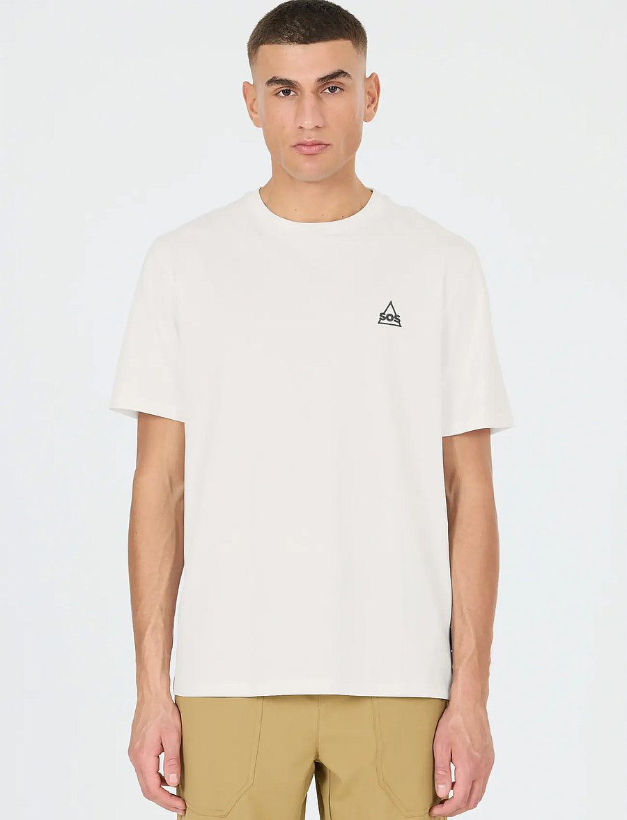 SOS - Mera M SS Tee - tops & t-shirts - white - 0