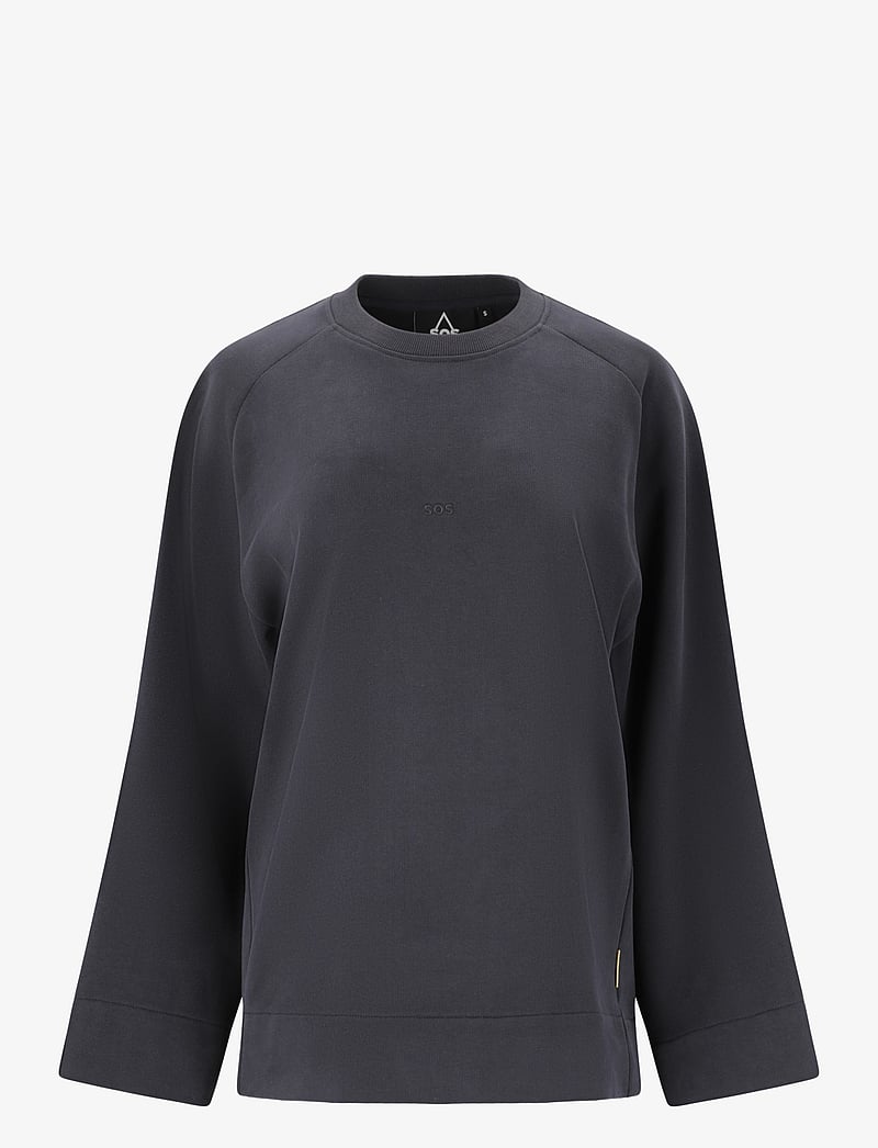 SOS - Ramiu W LS Oversize Sweat - overdele - blue graphite - 1
