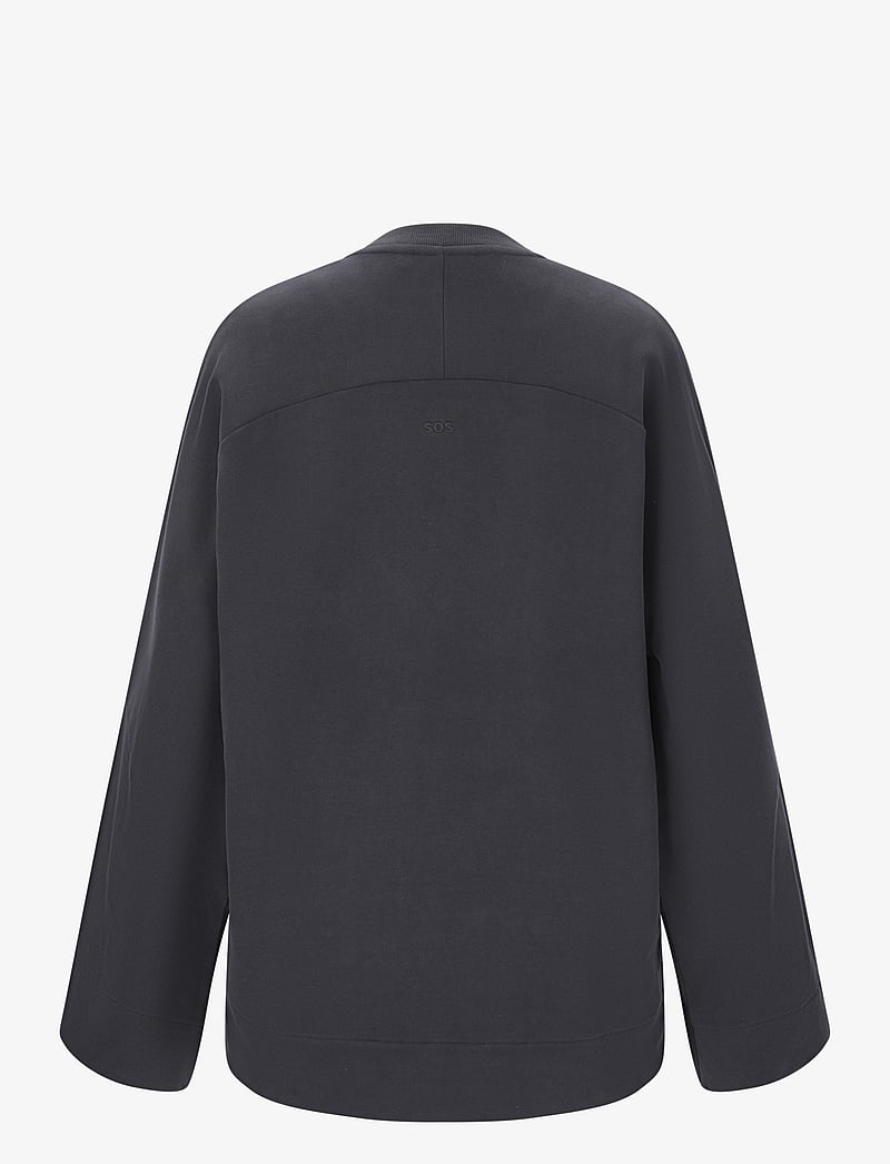 SOS - Ramiu W LS Oversize Sweat - overdele - blue graphite - 2