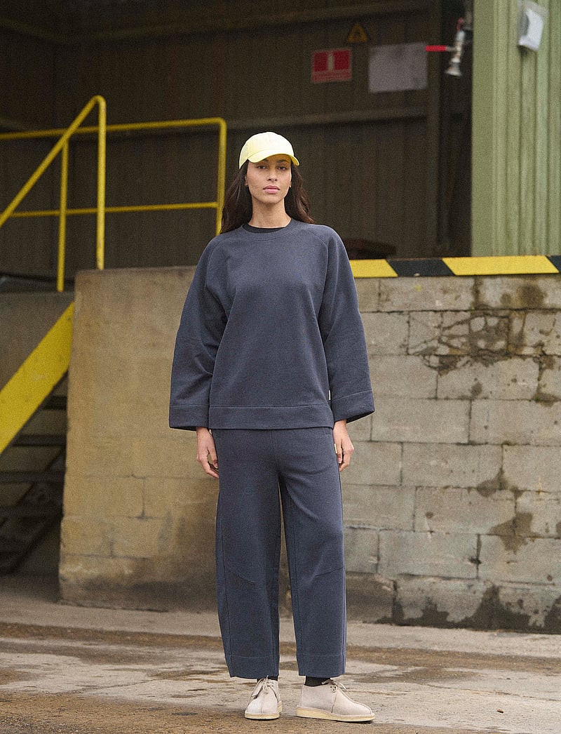 SOS - Ramiu W LS Oversize Sweat - overdele - blue graphite - 0