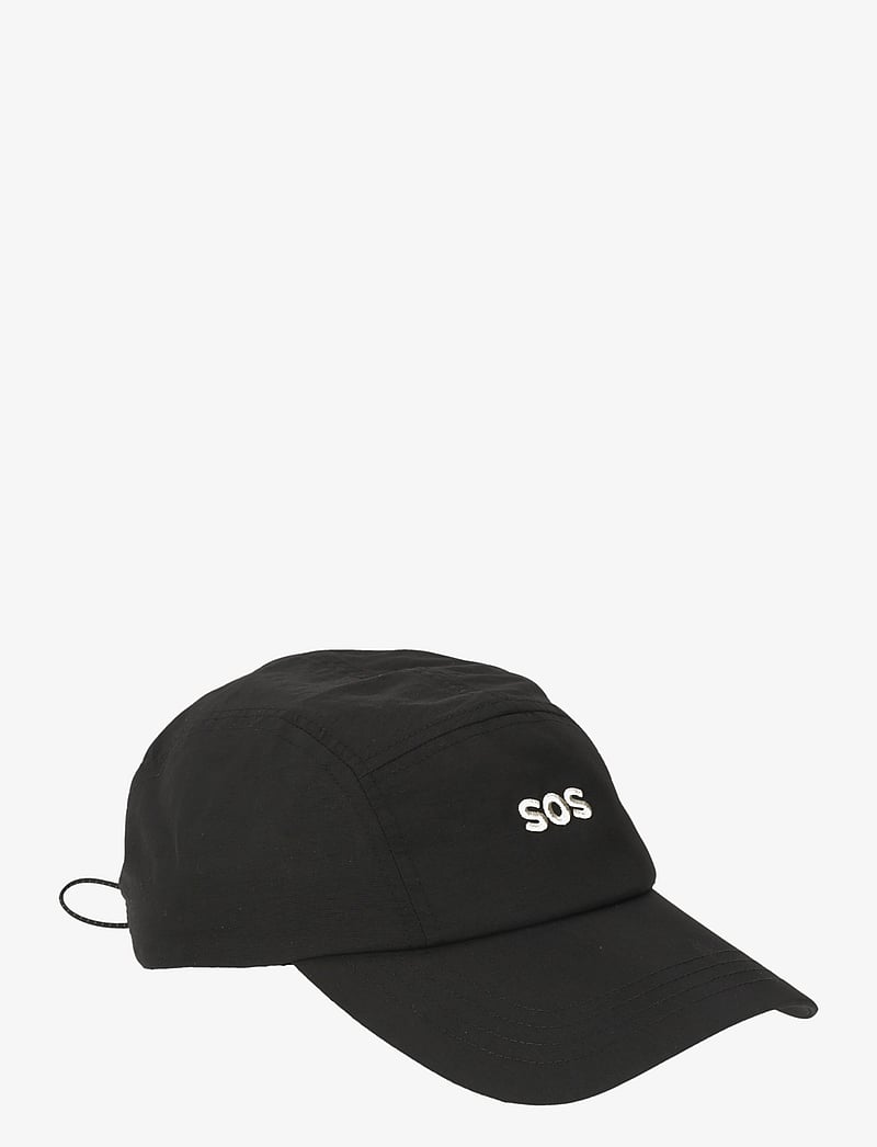 SOS - Collose Uni 5 Panel Cap - caps - black - 0