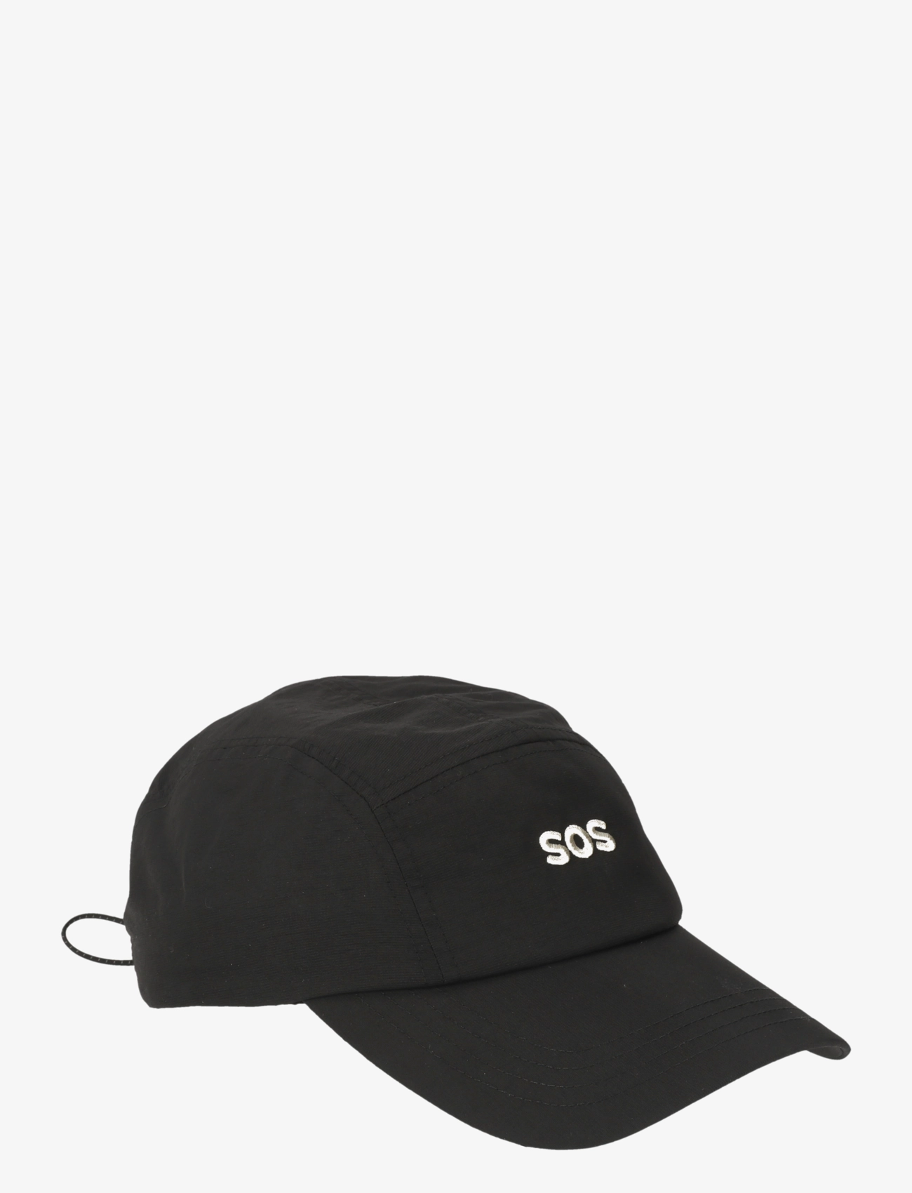 SOS Collose Uni 5 Panel Cap - Mössor & hattar - BLACK / black