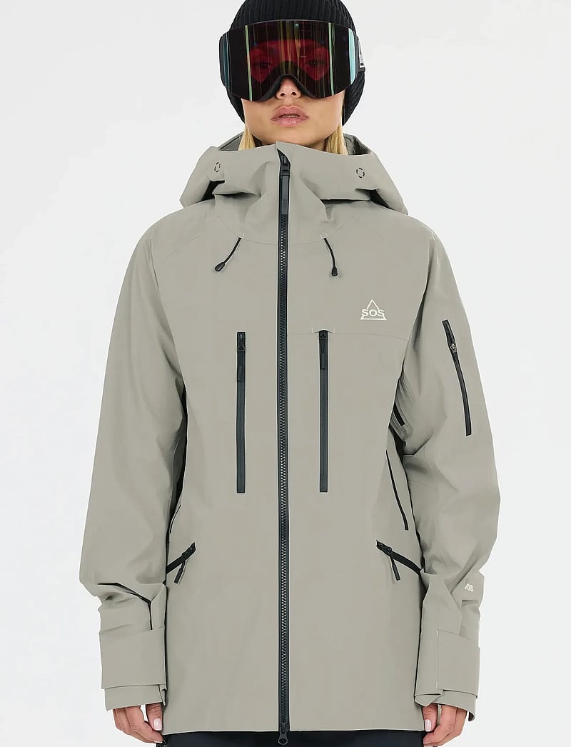 SOS - Kula W 3L Shell Jacket - dried sage - 0