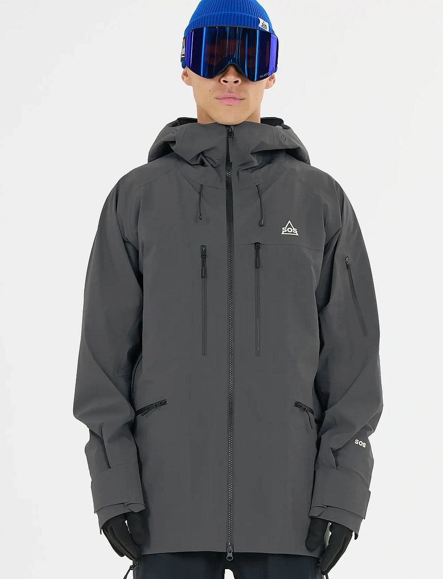 SOS - Kula M 3L Shell Jacket - skidjackor - asphalt - 0