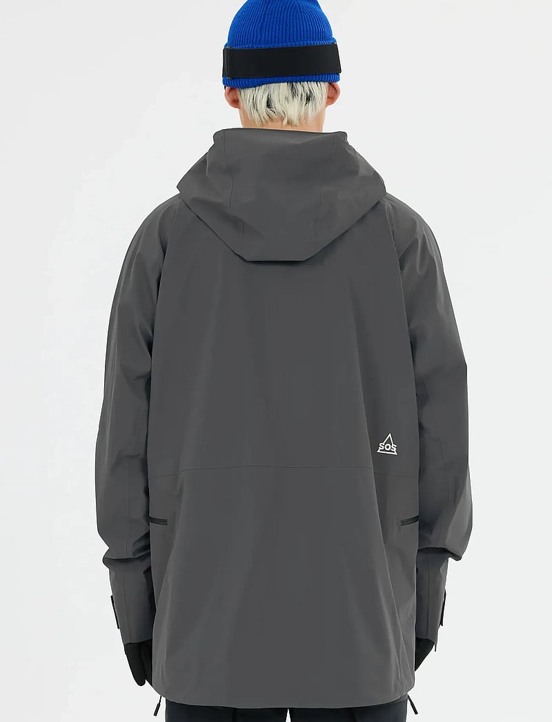 SOS - Kula M 3L Shell Jacket - skijakker - asphalt - 4