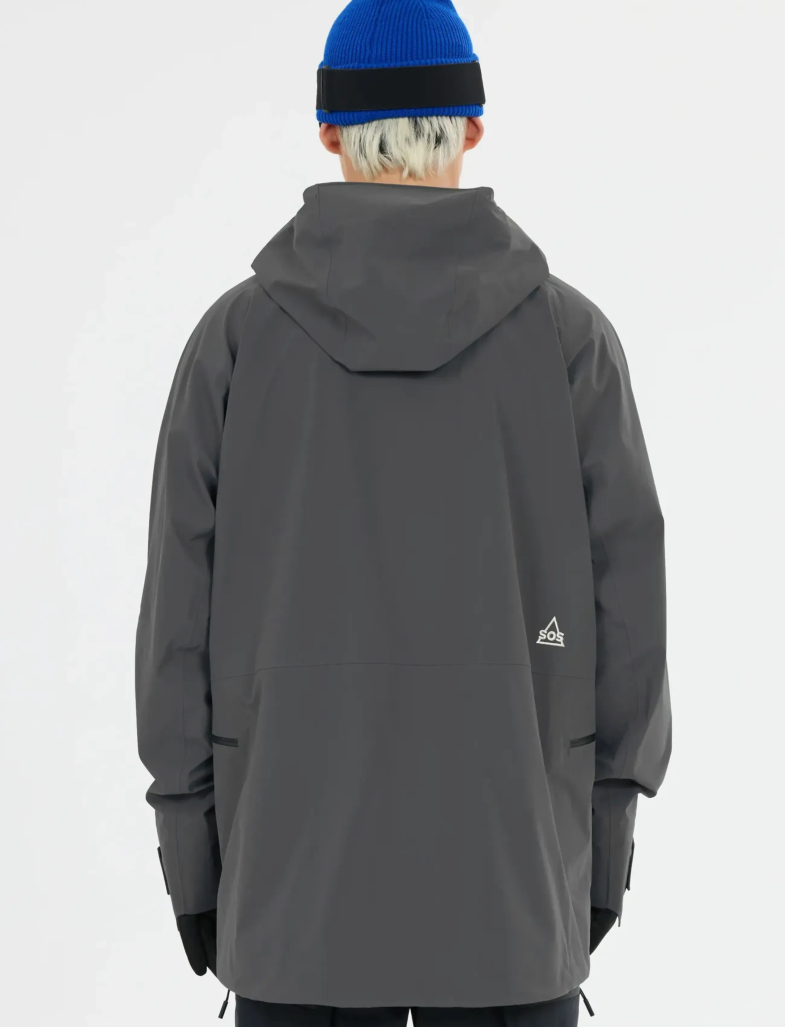 SOS - Kula M 3L Shell Jacket - ski jackets - asphalt - 4