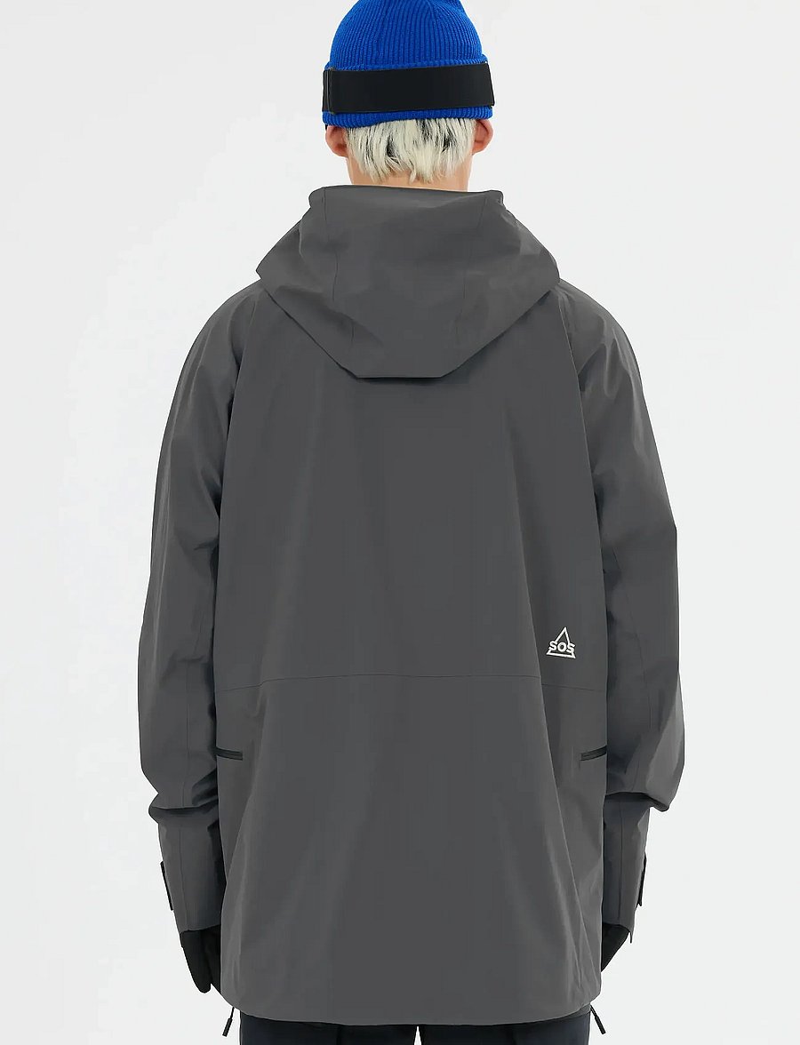 SOS - Kula M 3L Shell Jacket - skidjackor - asphalt - 4