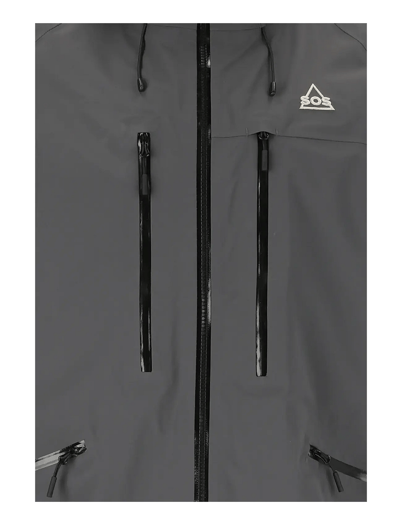SOS - Kula M 3L Shell Jacket - skijakker - asphalt - 3