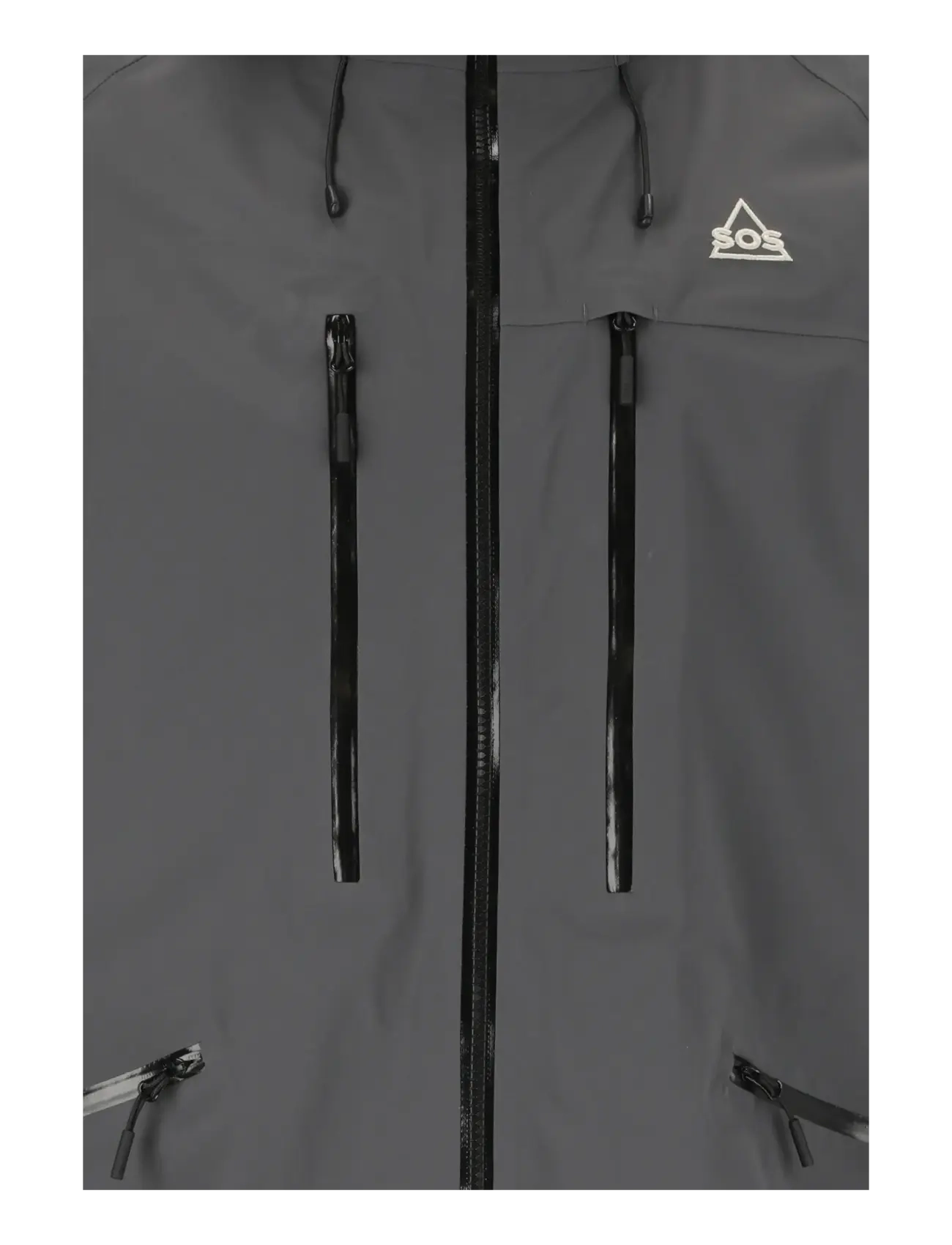 SOS - Kula M 3L Shell Jacket - ski jackets - asphalt - 3