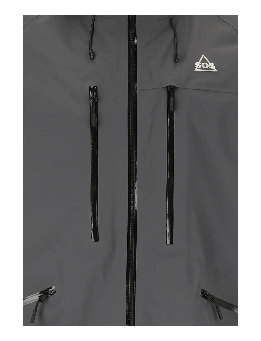 SOS - Kula M 3L Shell Jacket - skidjackor - asphalt - 3