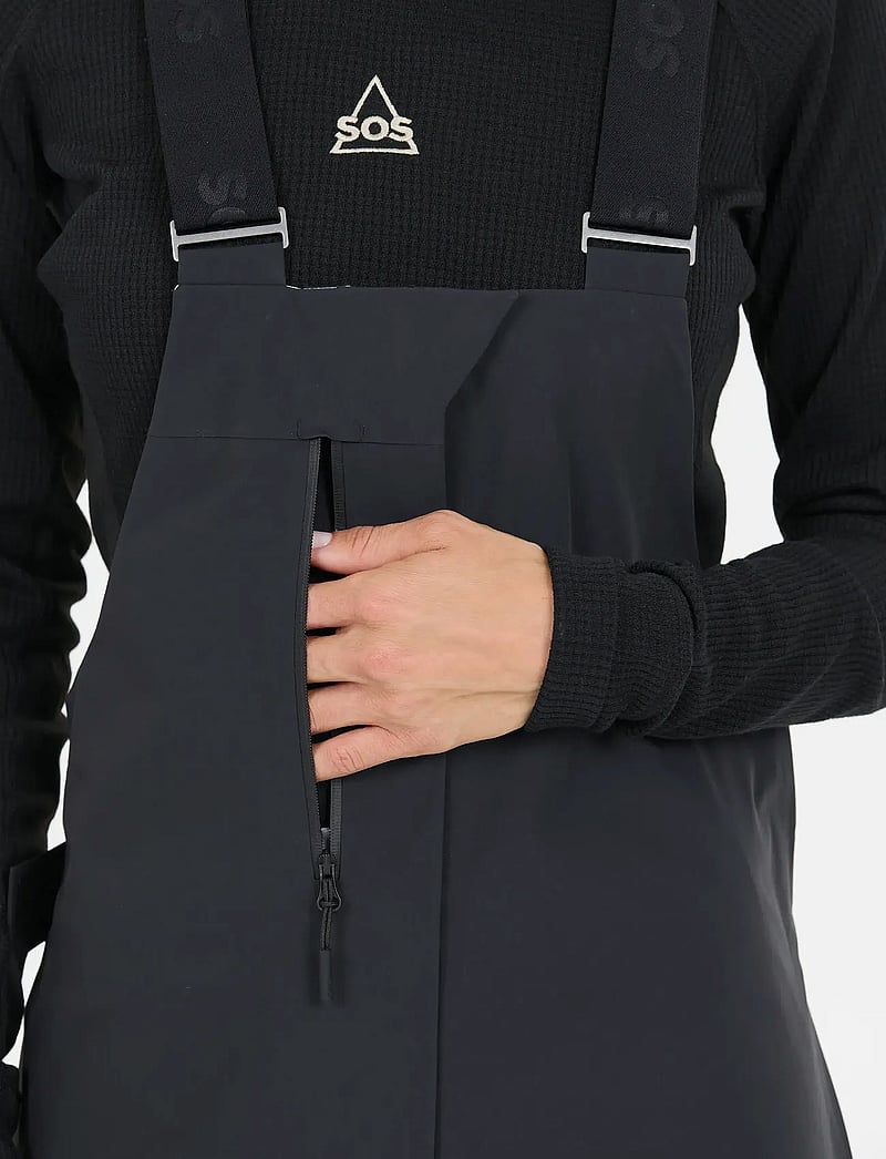 SOS - Kula W 3L Shell Bib Pants - skidkläder - black - 4