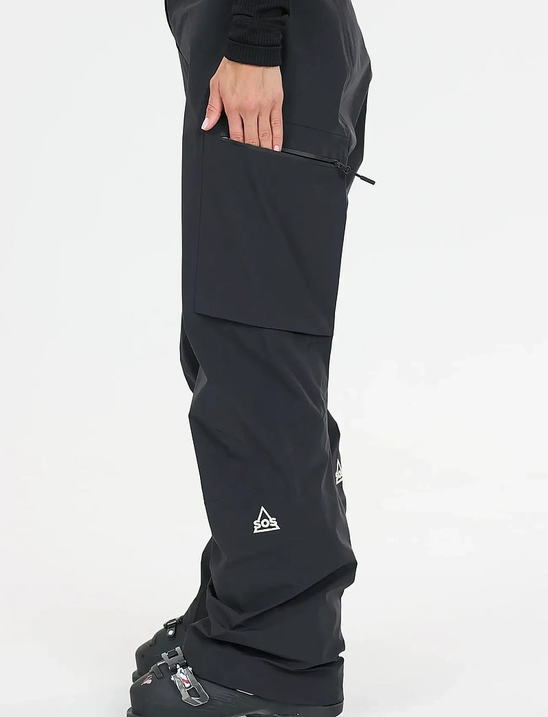 SOS - Kula W 3L Shell Bib Pants - skidkläder - black - 5