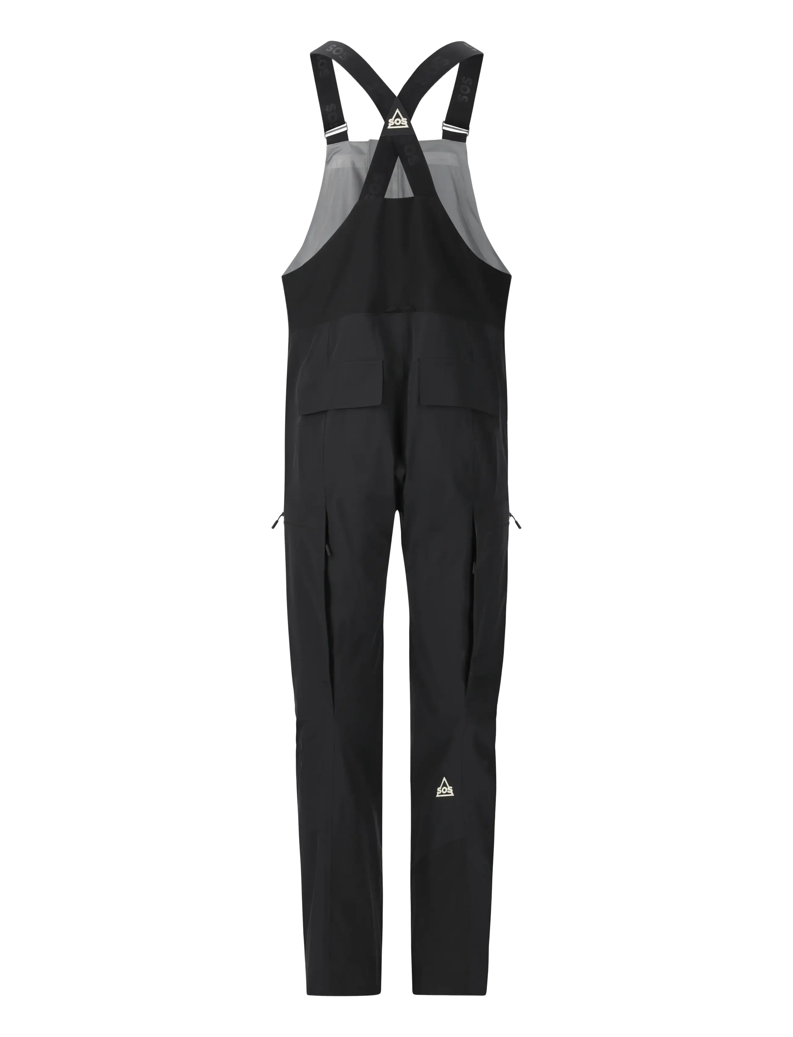 SOS - Kula M 3L Shell Bib Pants - skihosen - black - 2