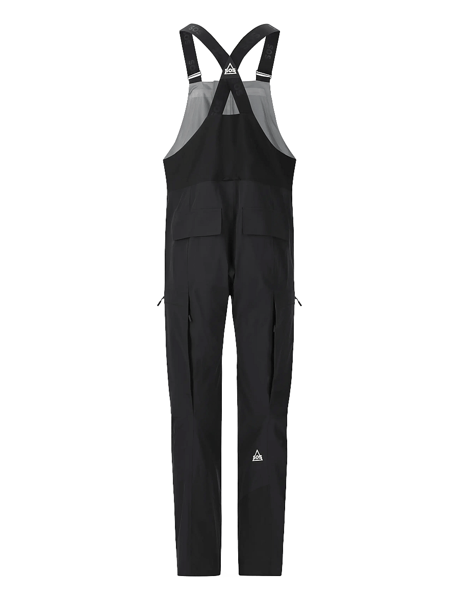 SOS - Kula M 3L Shell Bib Pants - skihosen - black - 2