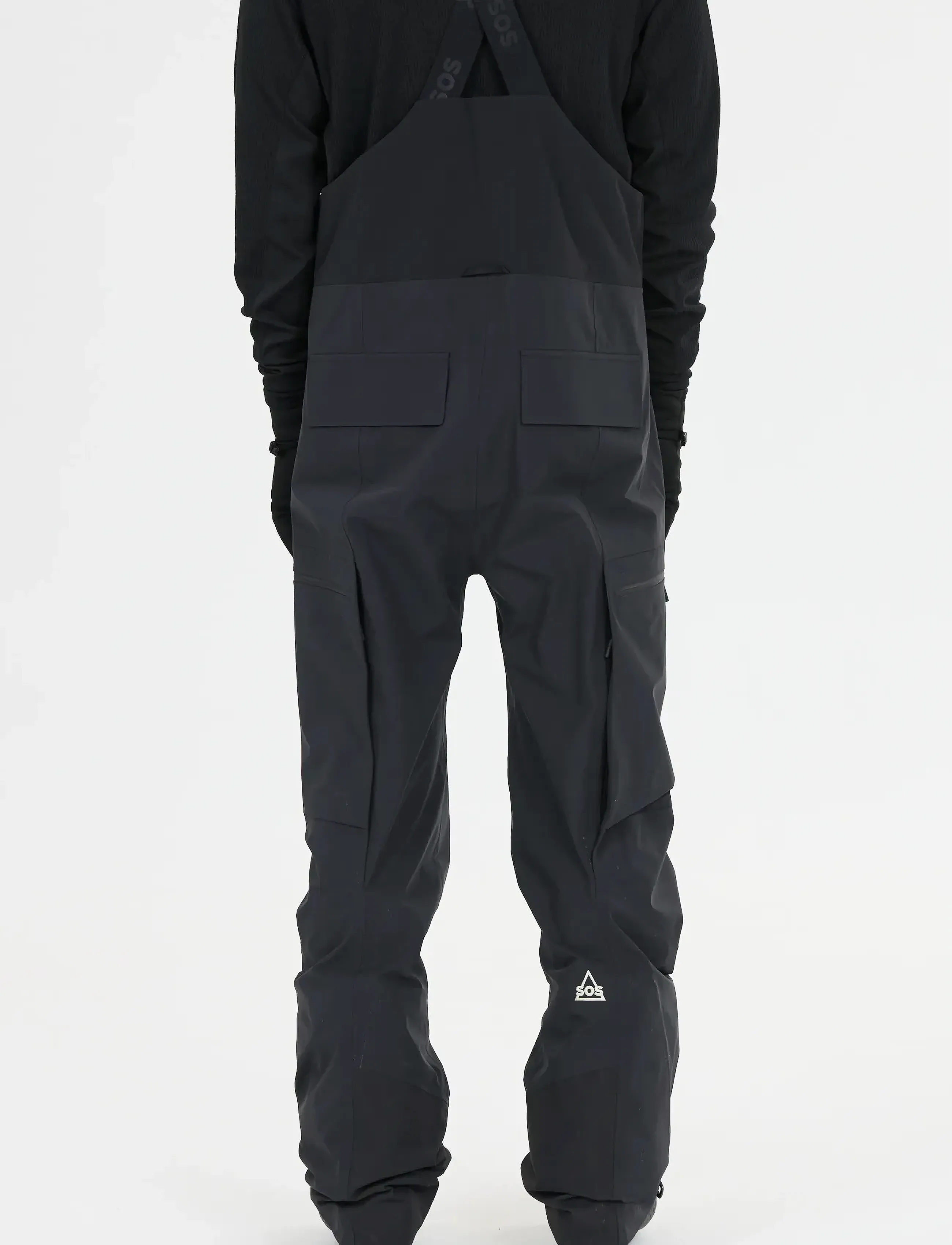 SOS - Kula M 3L Shell Bib Pants - skihosen - black - 3