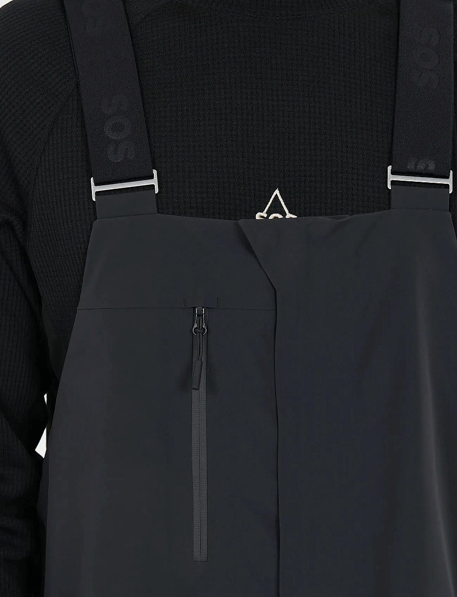SOS - Kula M 3L Shell Bib Pants - skihosen - black - 4