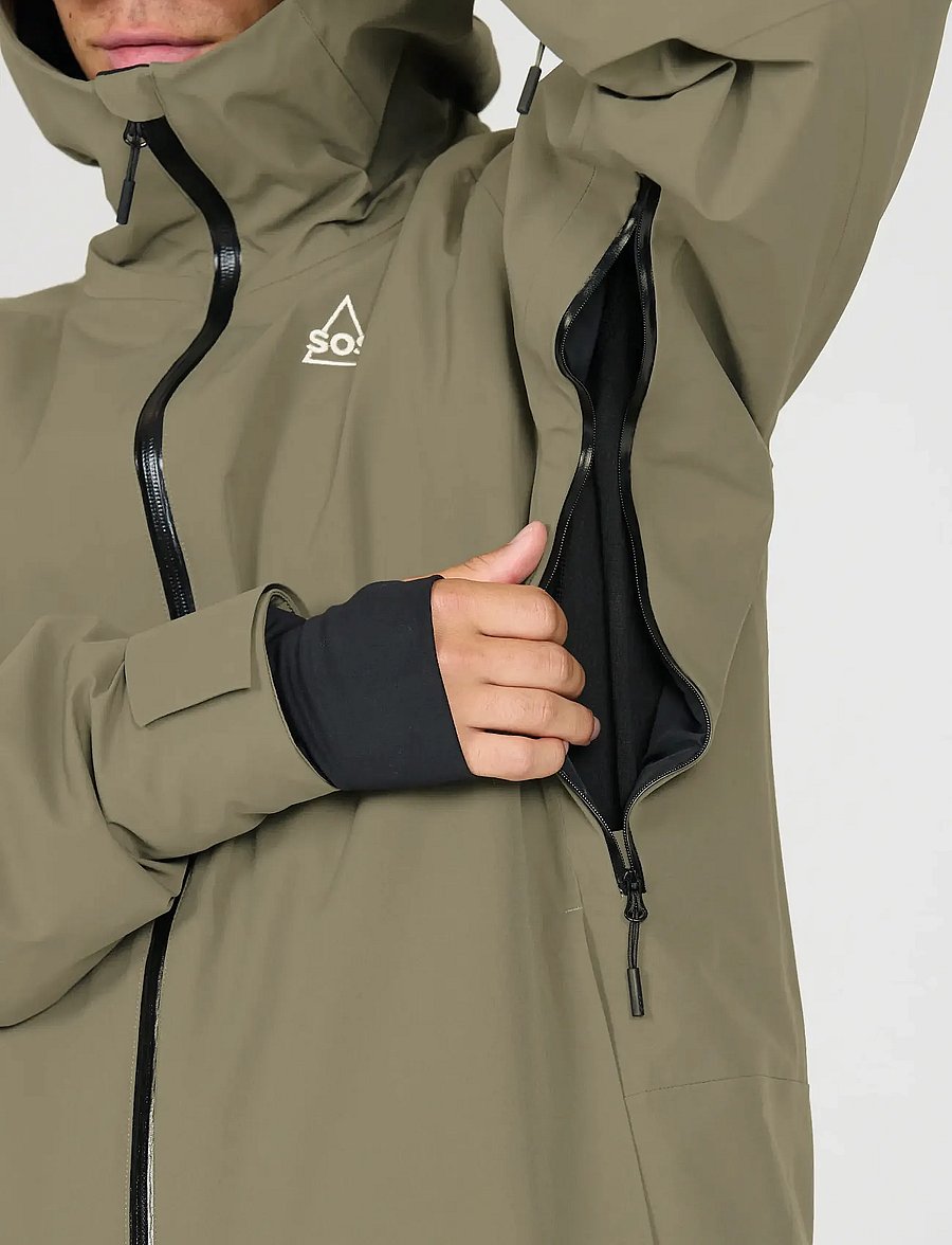SOS - Samkos M 2L Insulated Jacket - vestes de ski - smokey olive - 0