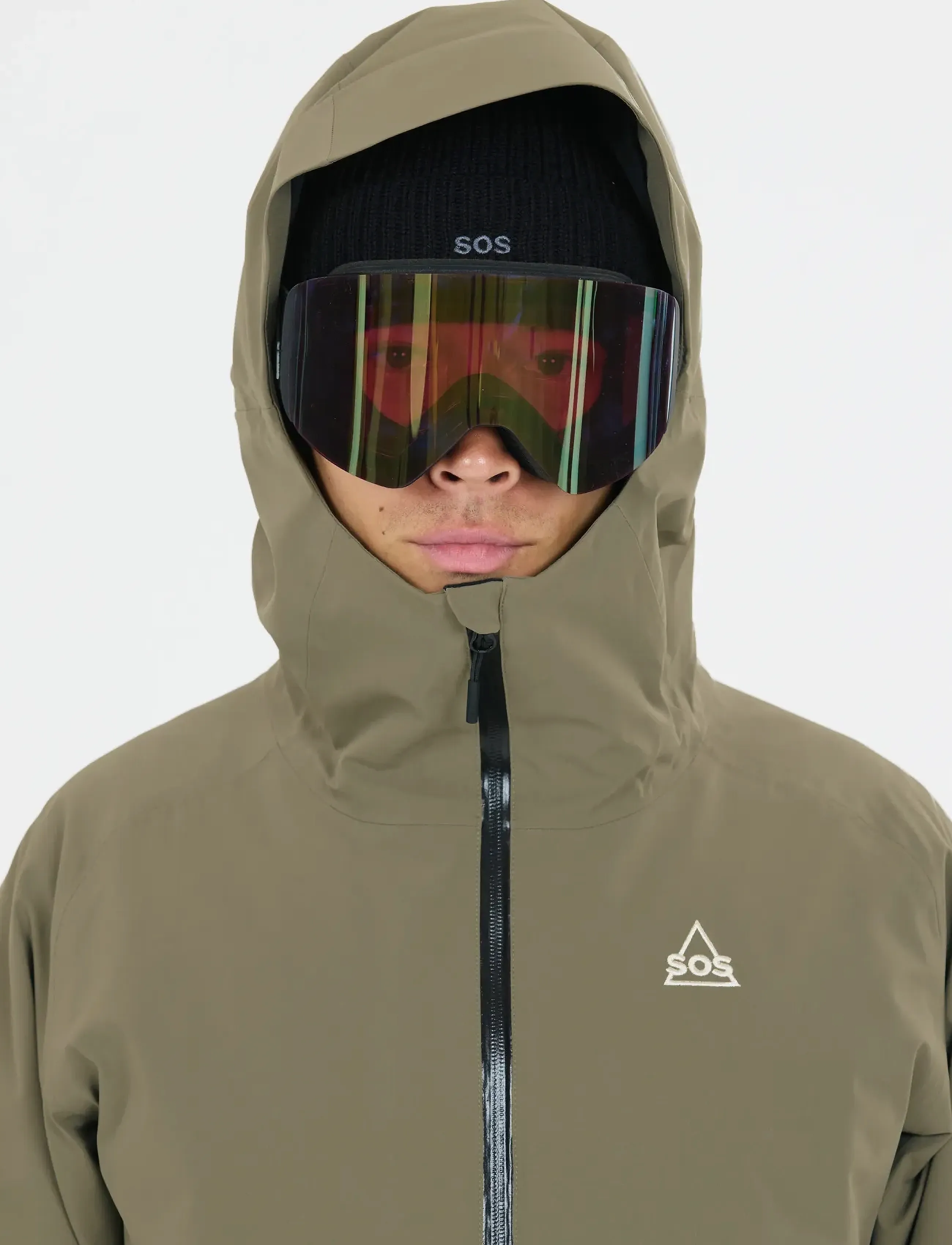SOS - Samkos M 2L Insulated Jacket - regnjakker - smokey olive - 5