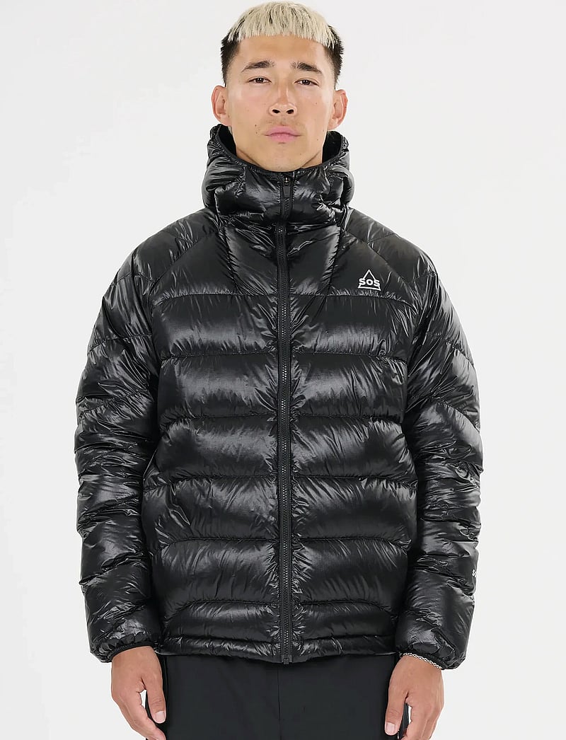 SOS - Makalu Uni Down Insulated Jacket - talvejoped - black - 0