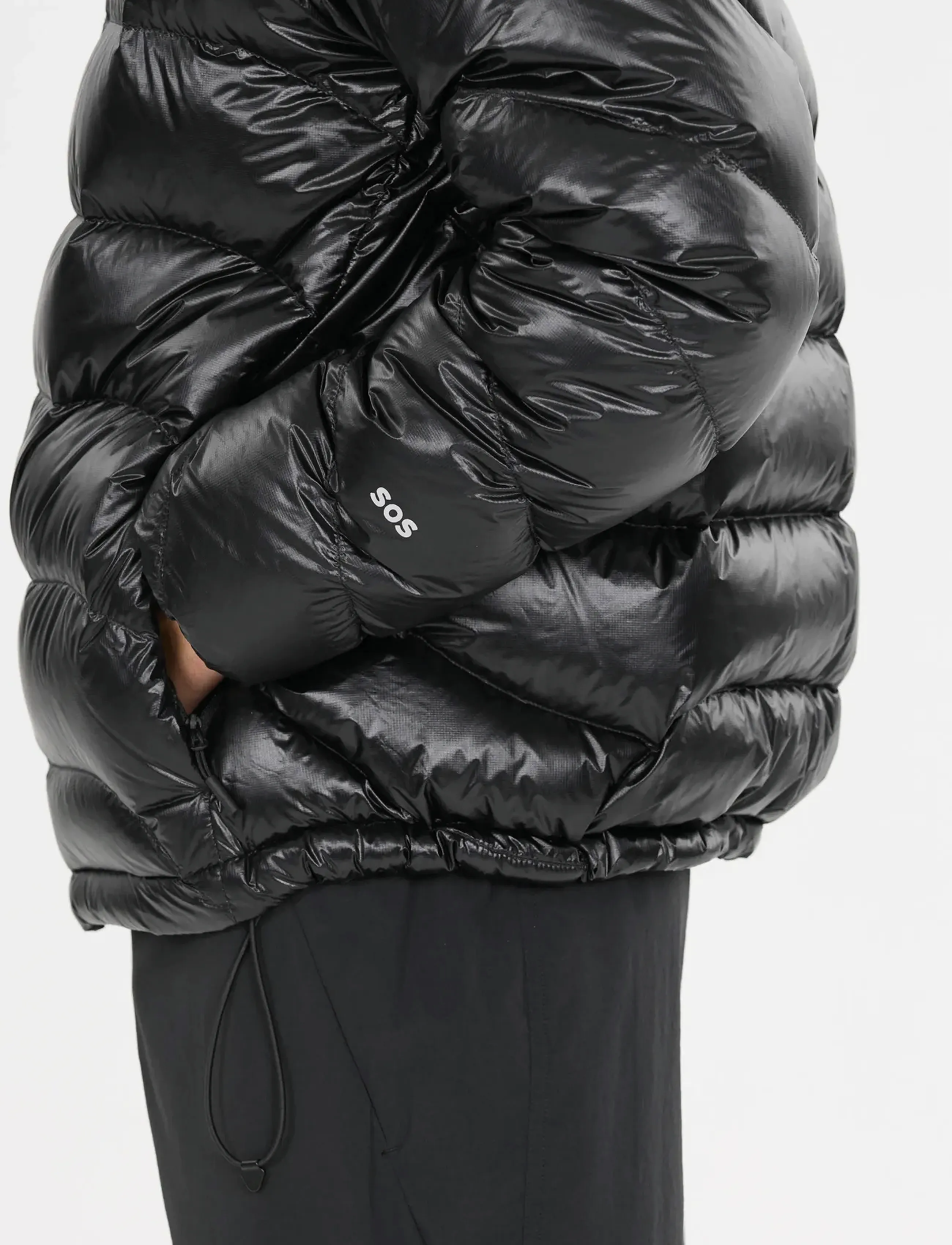 SOS - Makalu Uni Down Insulated Jacket - gefütterte & daunenjacken - black - 3