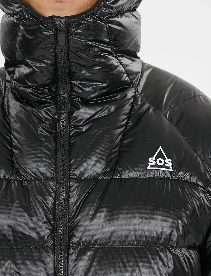SOS - Makalu Uni Down Insulated Jacket - talvejoped - black - 4