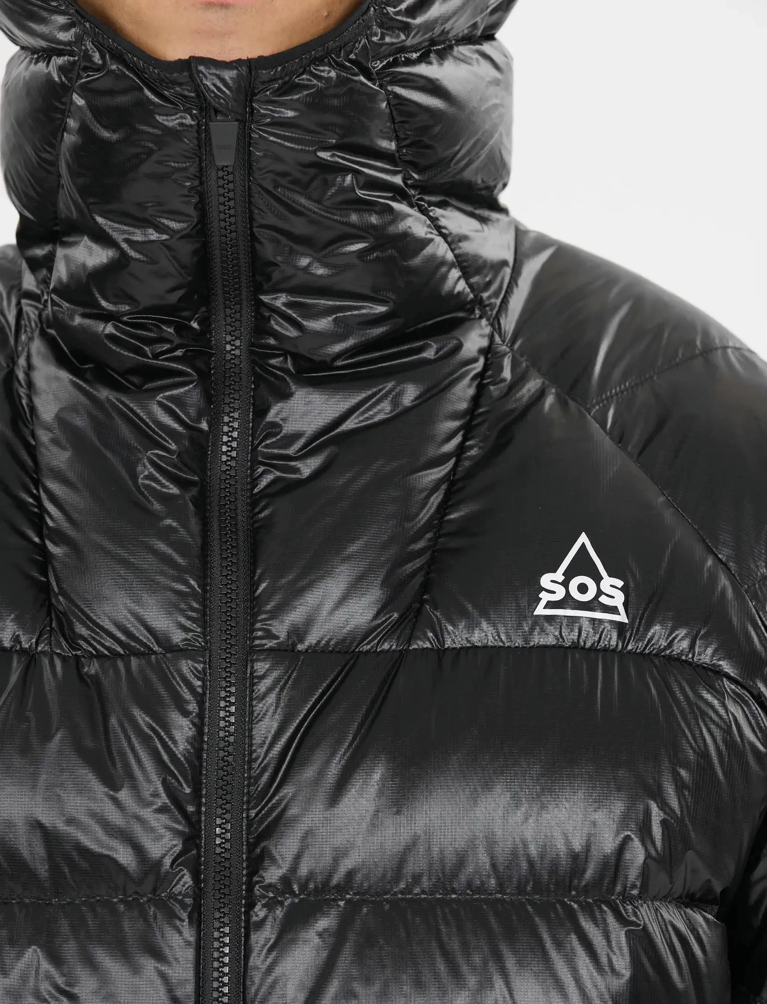 SOS - Makalu Uni Down Insulated Jacket - gefütterte & daunenjacken - black - 4