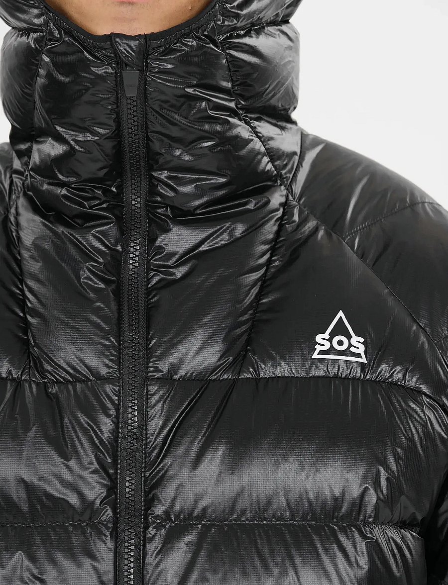 SOS - Makalu Uni Down Insulated Jacket - vinterjackor - black - 4