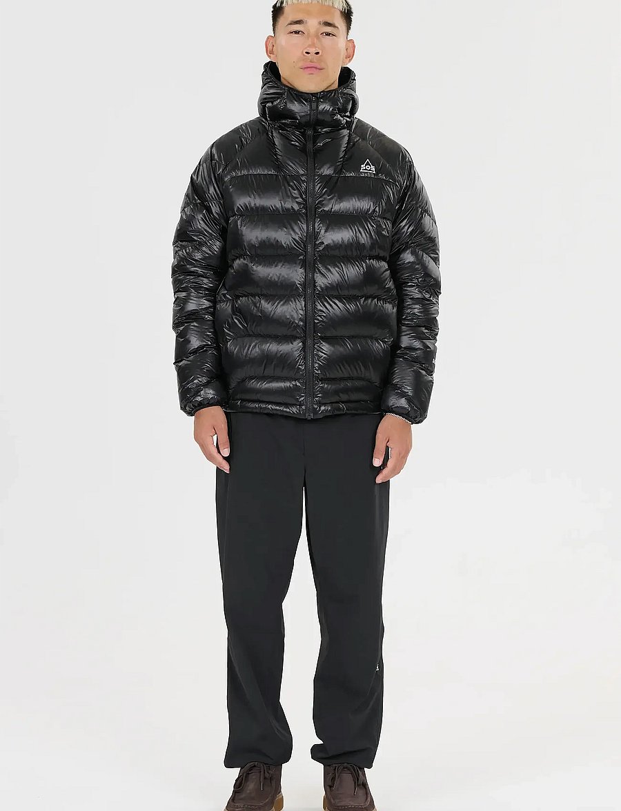 SOS - Makalu Uni Down Insulated Jacket - vinterjackor - black - 5