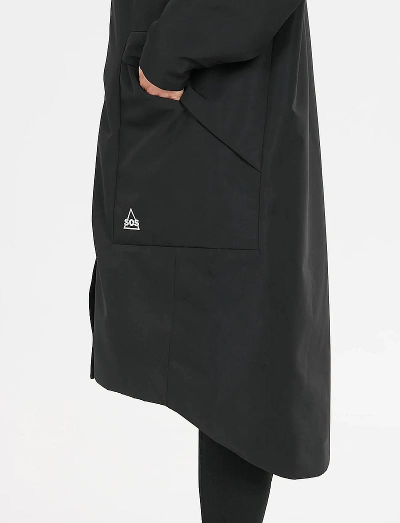 SOS - Trikora W 2L Long Insulated Jacket - friluftsjackor - black - 4
