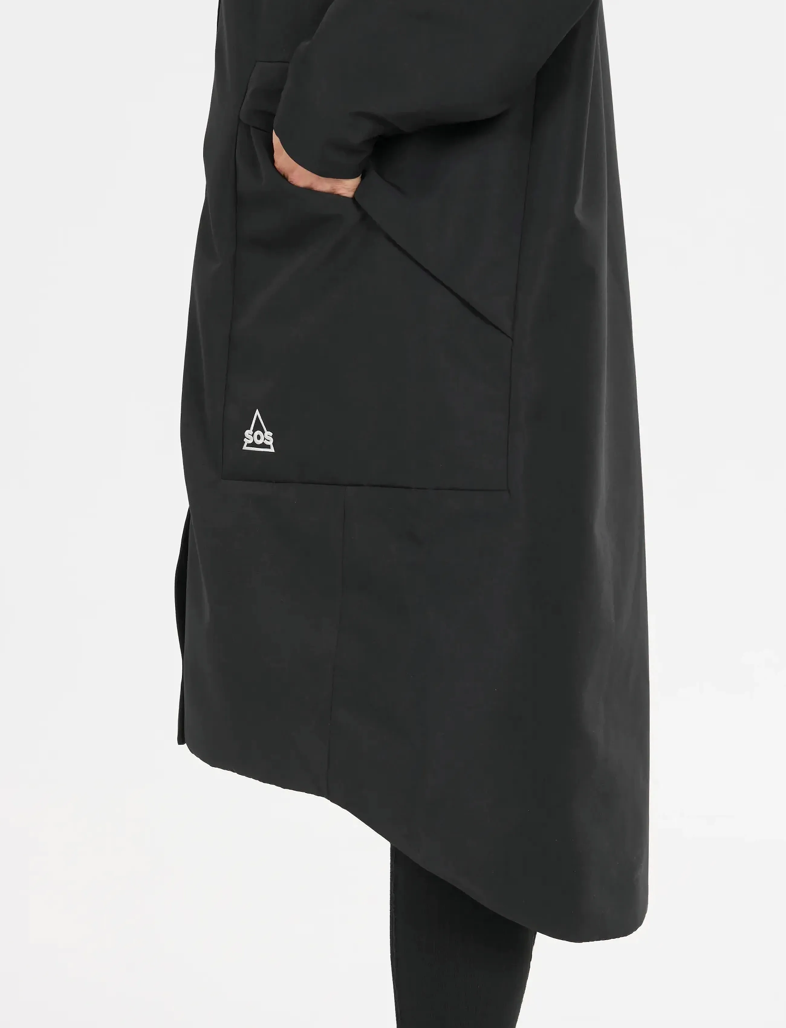 SOS - Trikora W 2L Long Insulated Jacket - ulkoilutakit - black - 4