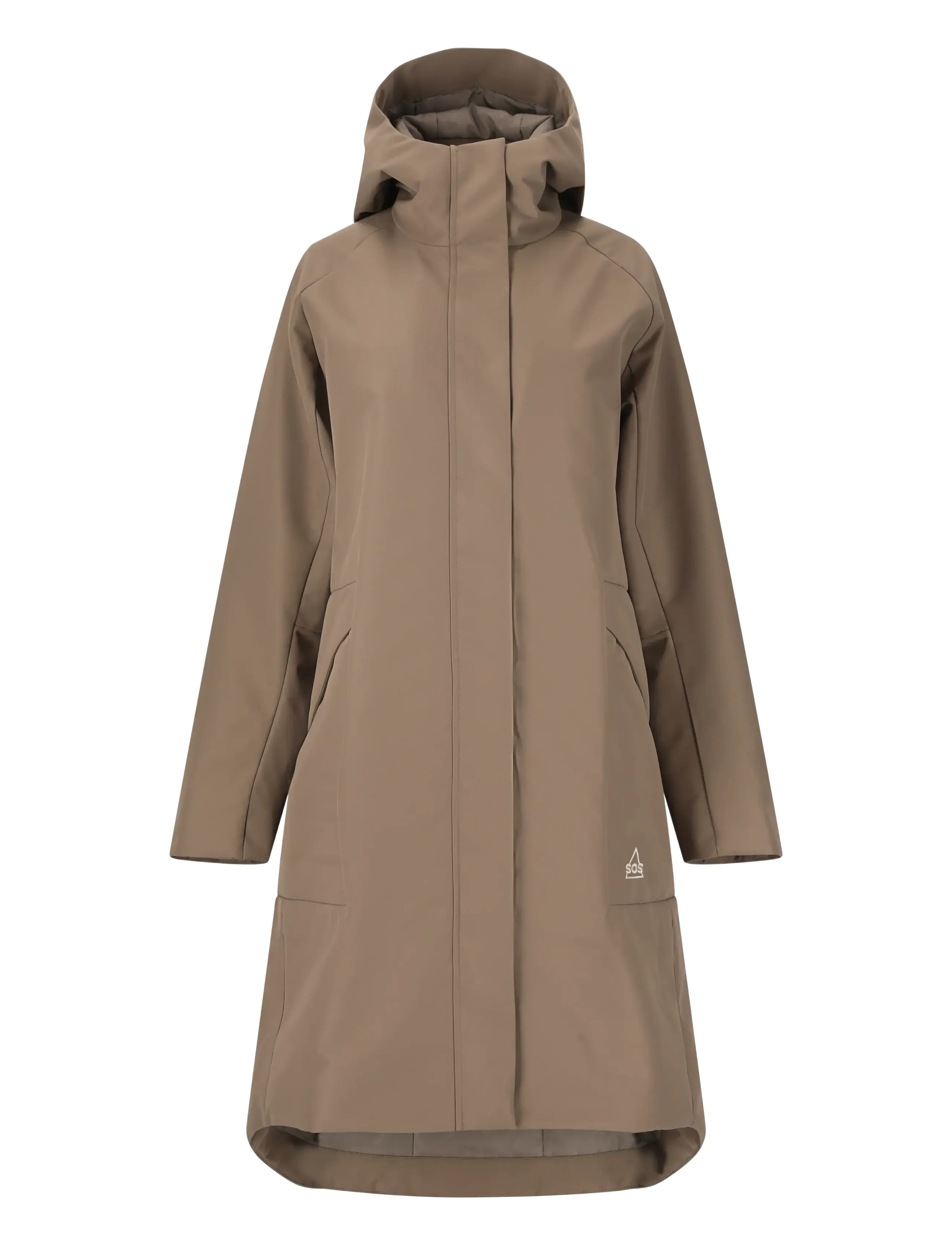 SOS Trikora W 2L Long Insulated Jacke Beige - L - Damen