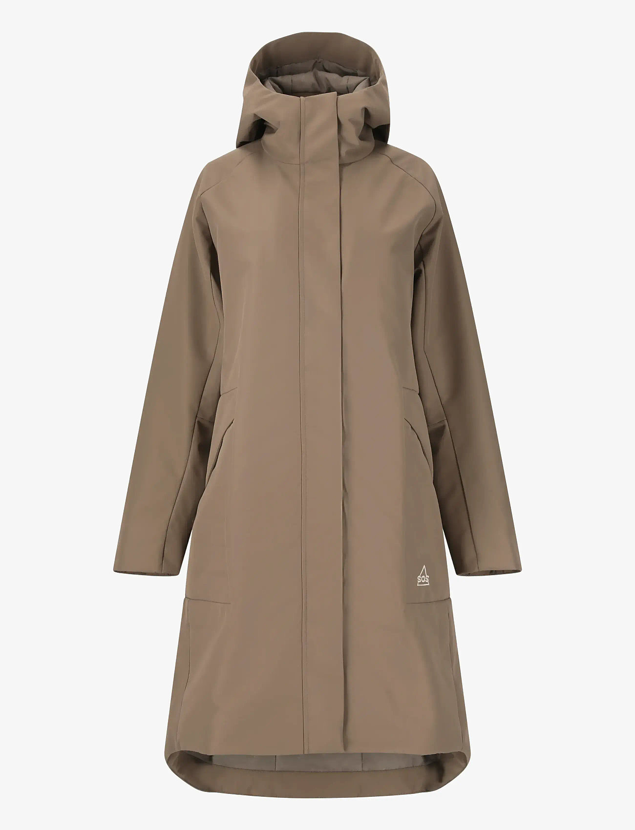 SOS - Trikora W 2L Long Insulated Jacket - friluftsjackor - falcon - 1