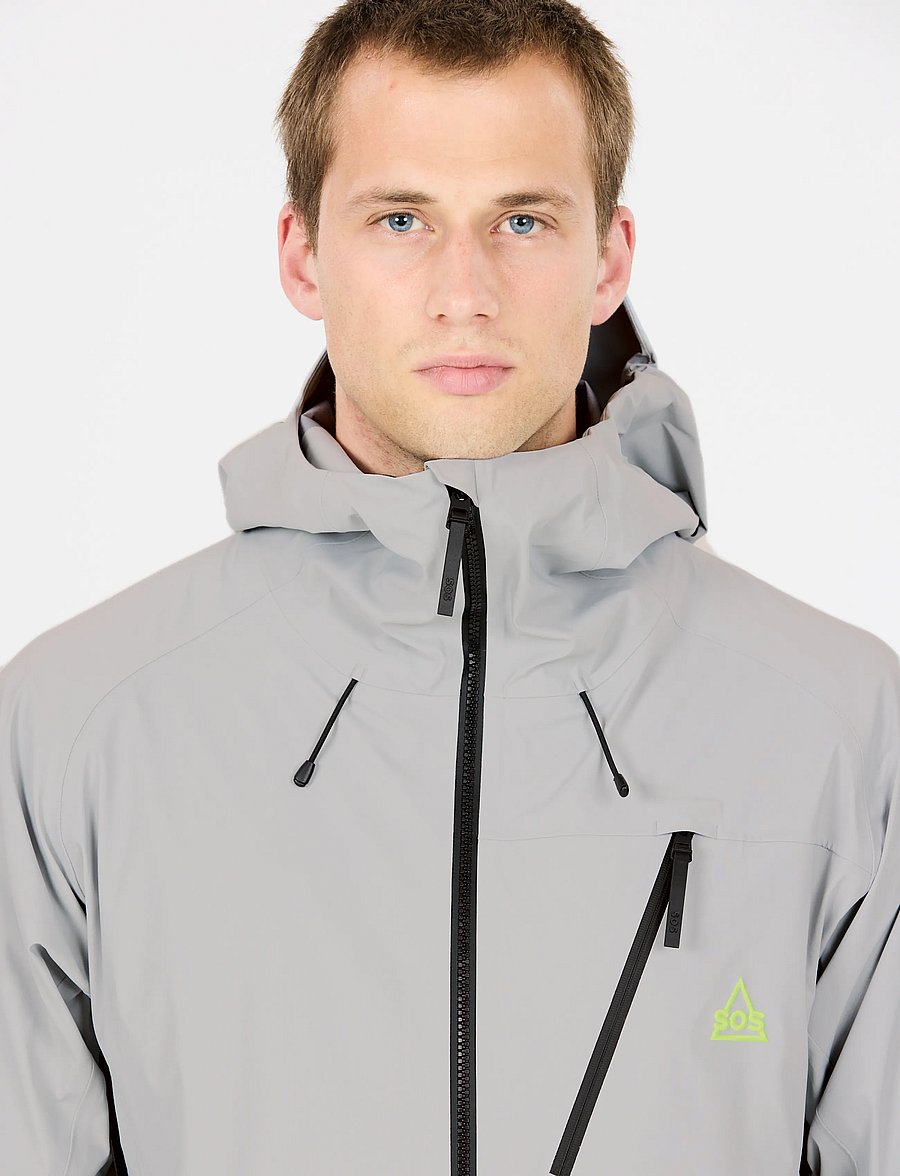 SOS - Unbound M Stretch Shell Jacket - skijakker - harbor mist - 0