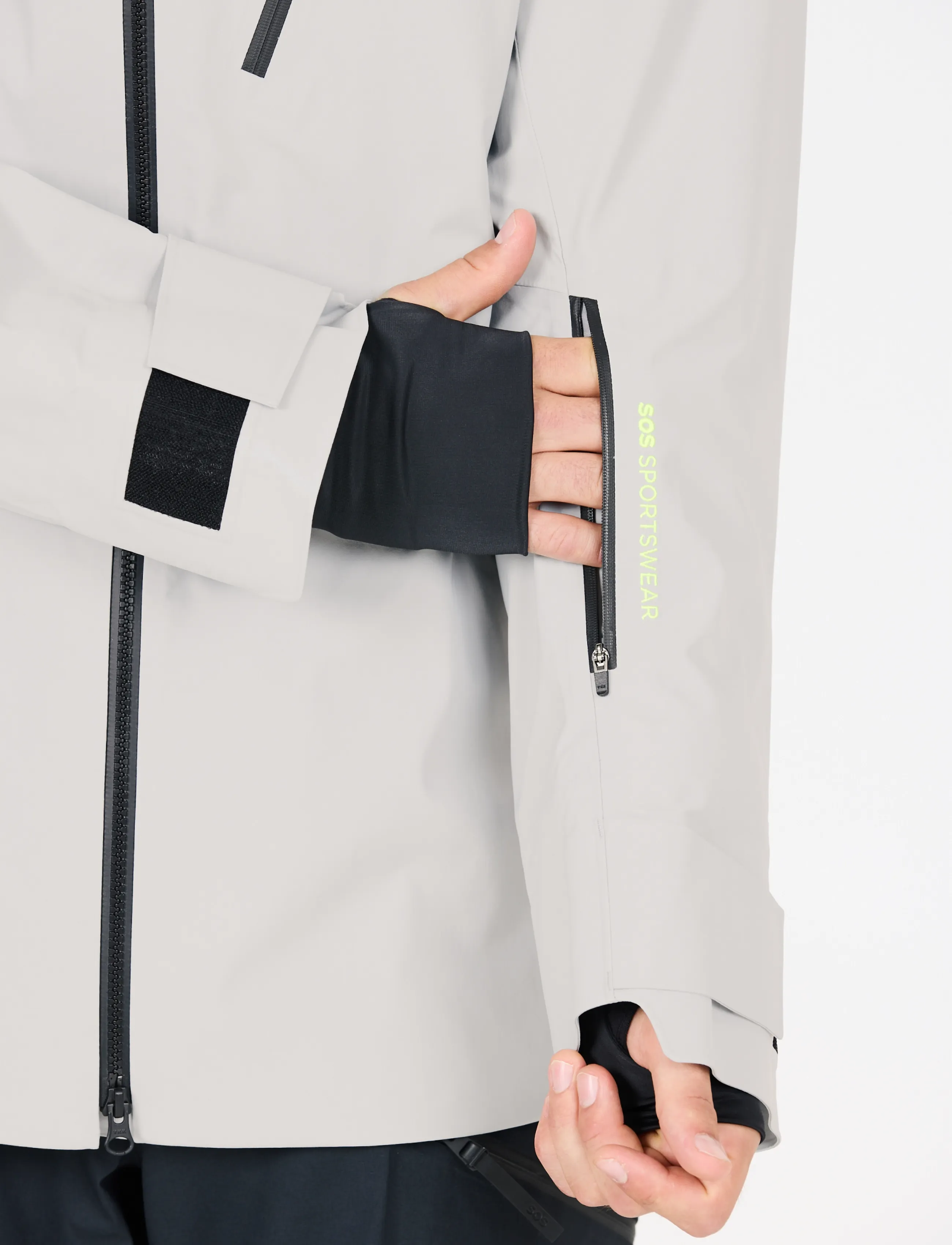 SOS - Unbound M Stretch Shell Jacket - skijakker - harbor mist - 3