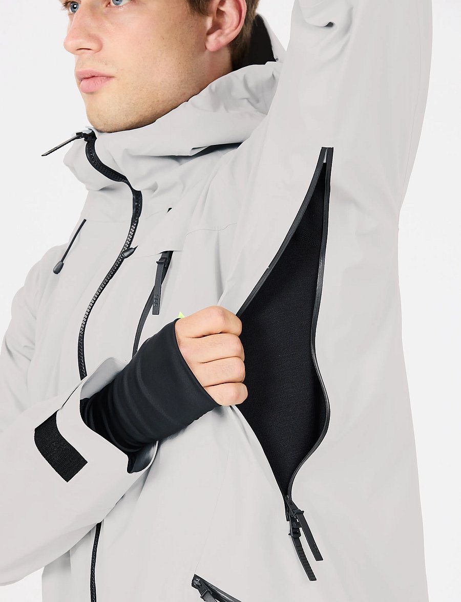 SOS - Unbound M Stretch Shell Jacket - skijakker - harbor mist - 5