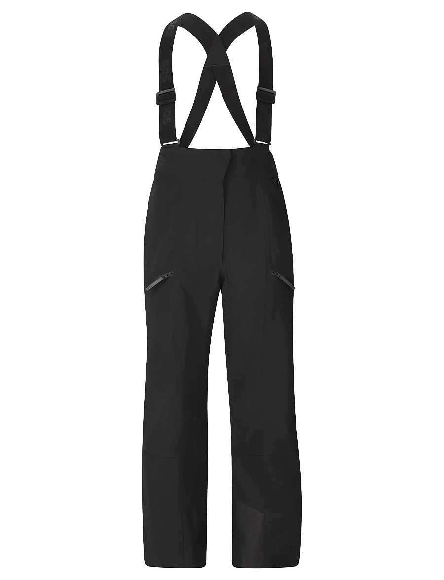 SOS - Cosmos M Stretch Shell Bib Pant - skibukser - black - 1