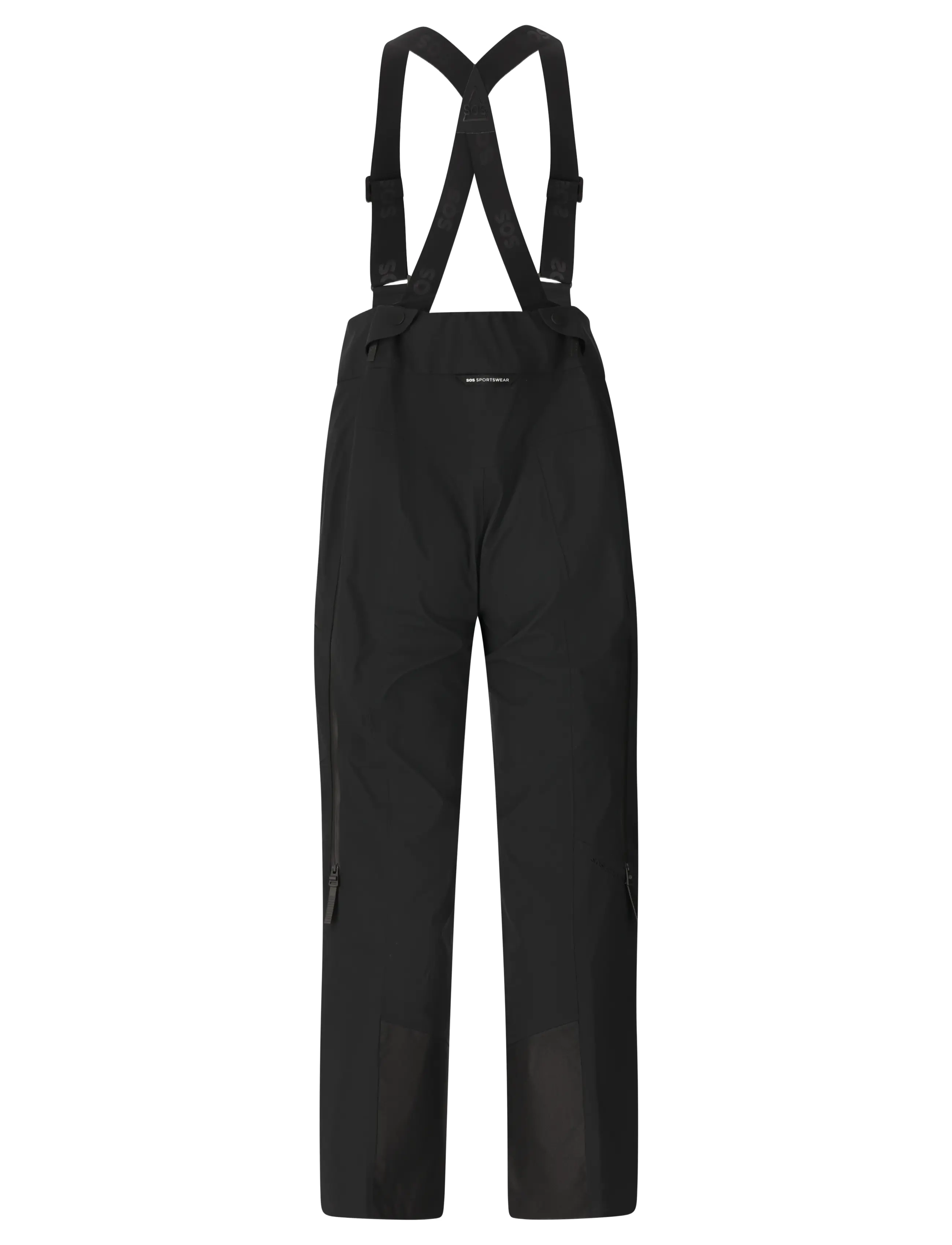 SOS - Cosmos M Stretch Shell Bib Pant - skibukser - black - 2
