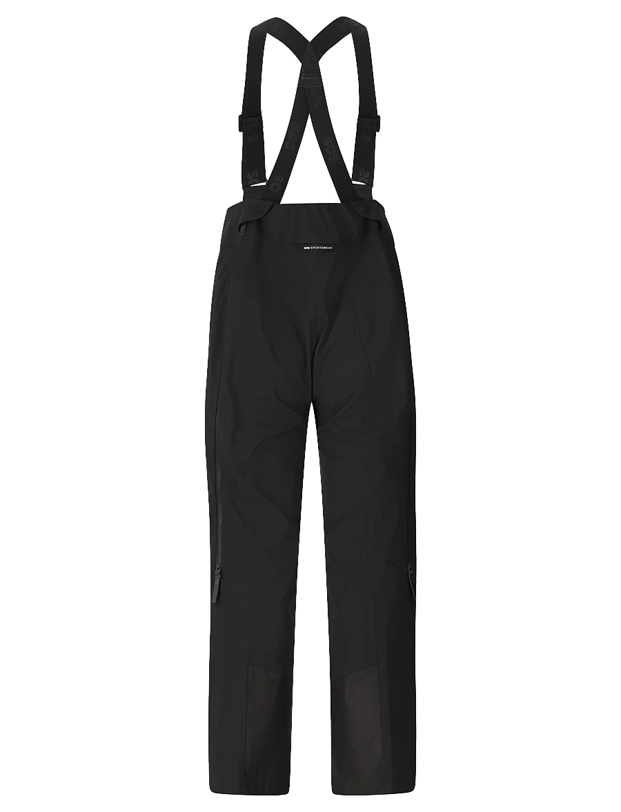 SOS - Cosmos M Stretch Shell Bib Pant - skibukser - black - 2