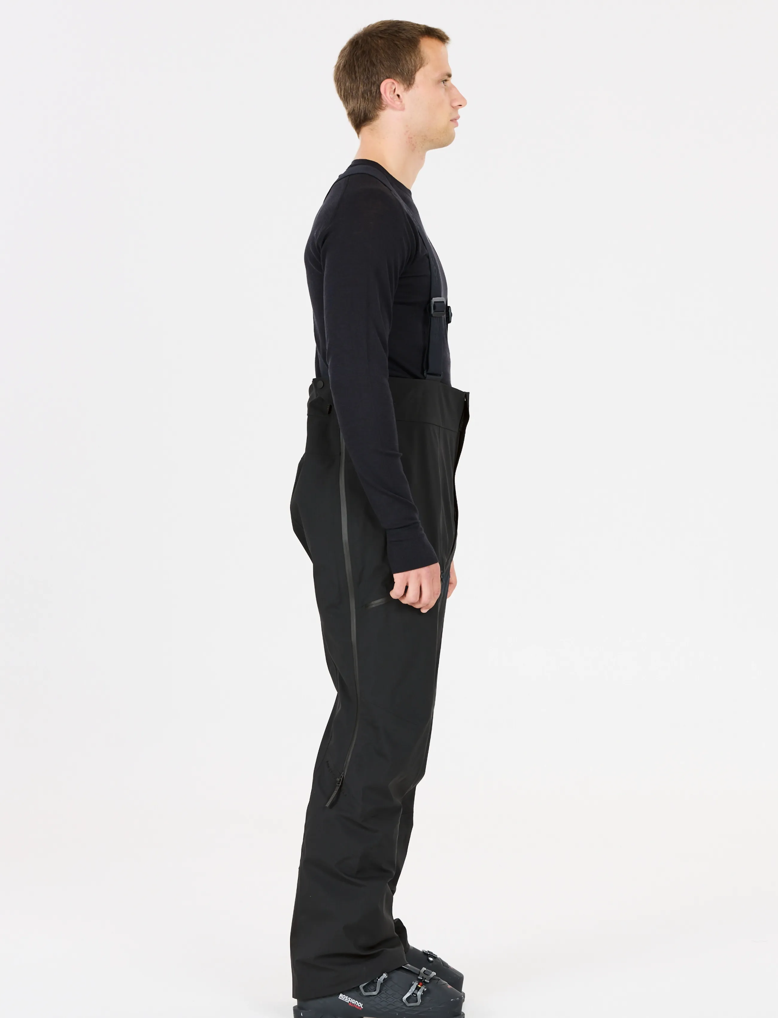 SOS - Cosmos M Stretch Shell Bib Pant - skibukser - black - 0
